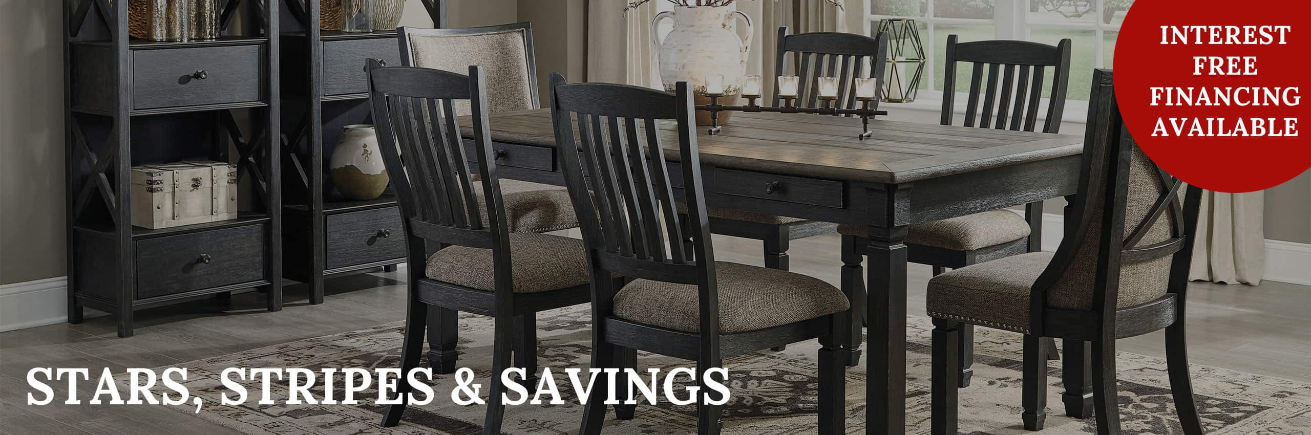 Stars, Stripes & Savings – Shop Dining Room Sets