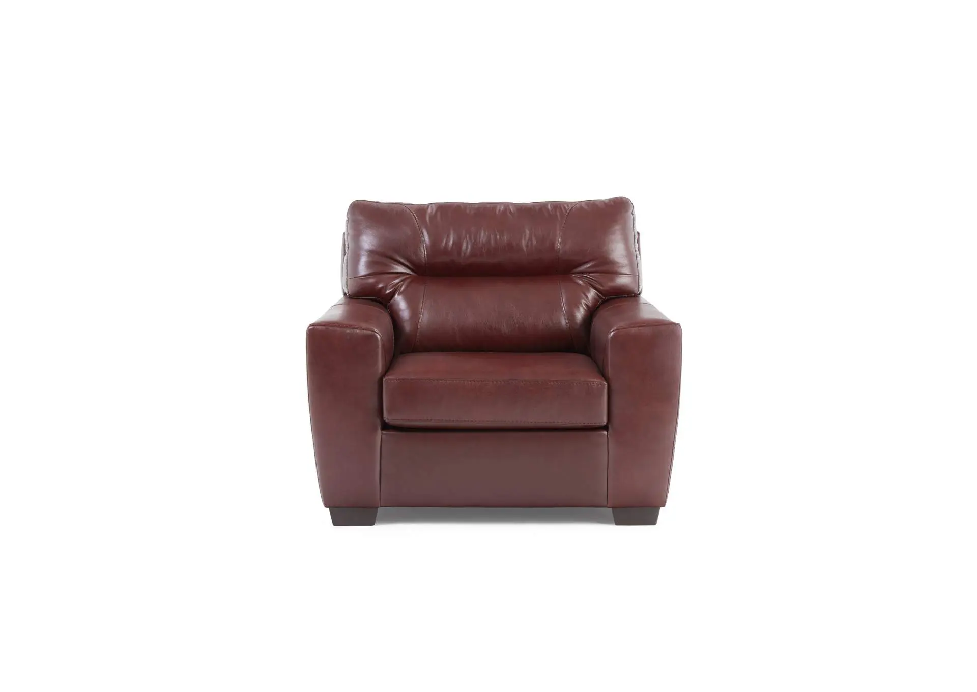 Lane Brown Leather And Vinyl Reclining Sofa Console Loveseat Baci