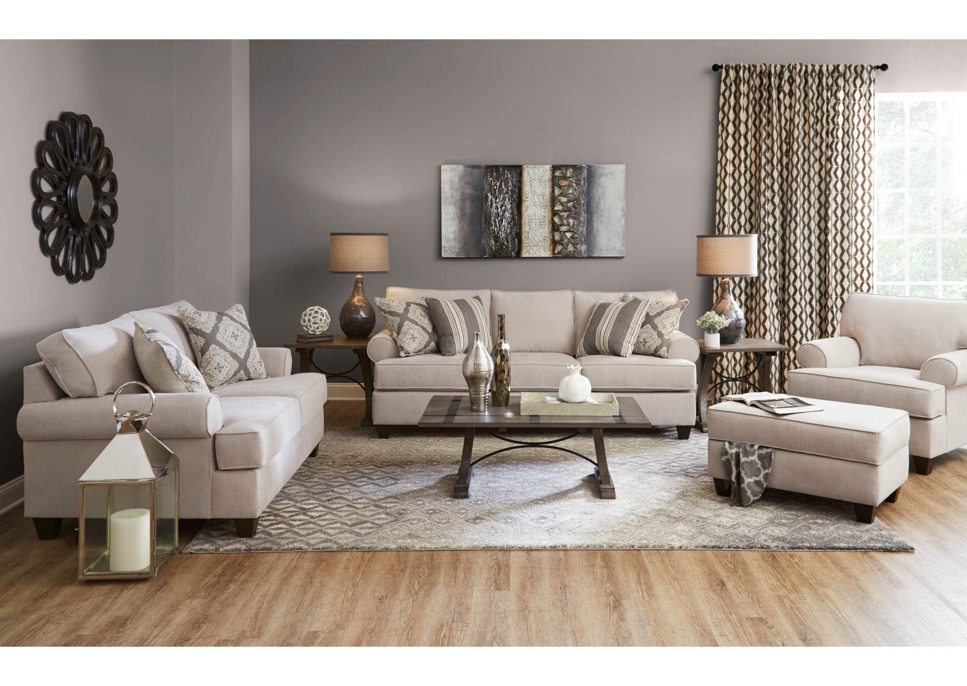 Lane Sectional Sleeper Sofa Baci Living Room