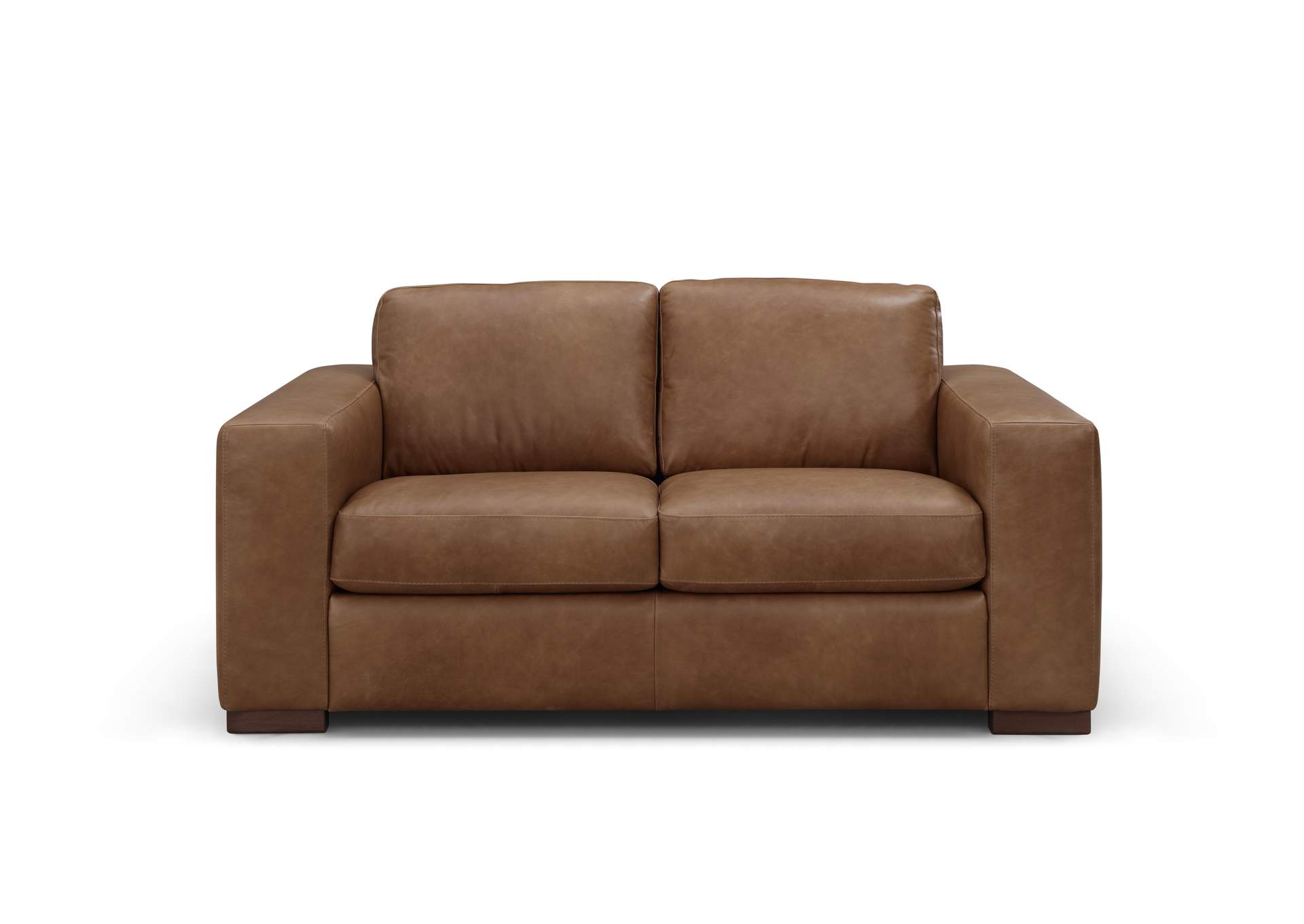 Savino (It) 2014 Inglewood Loveseat B5800A Vintage Brown Derby image 1
