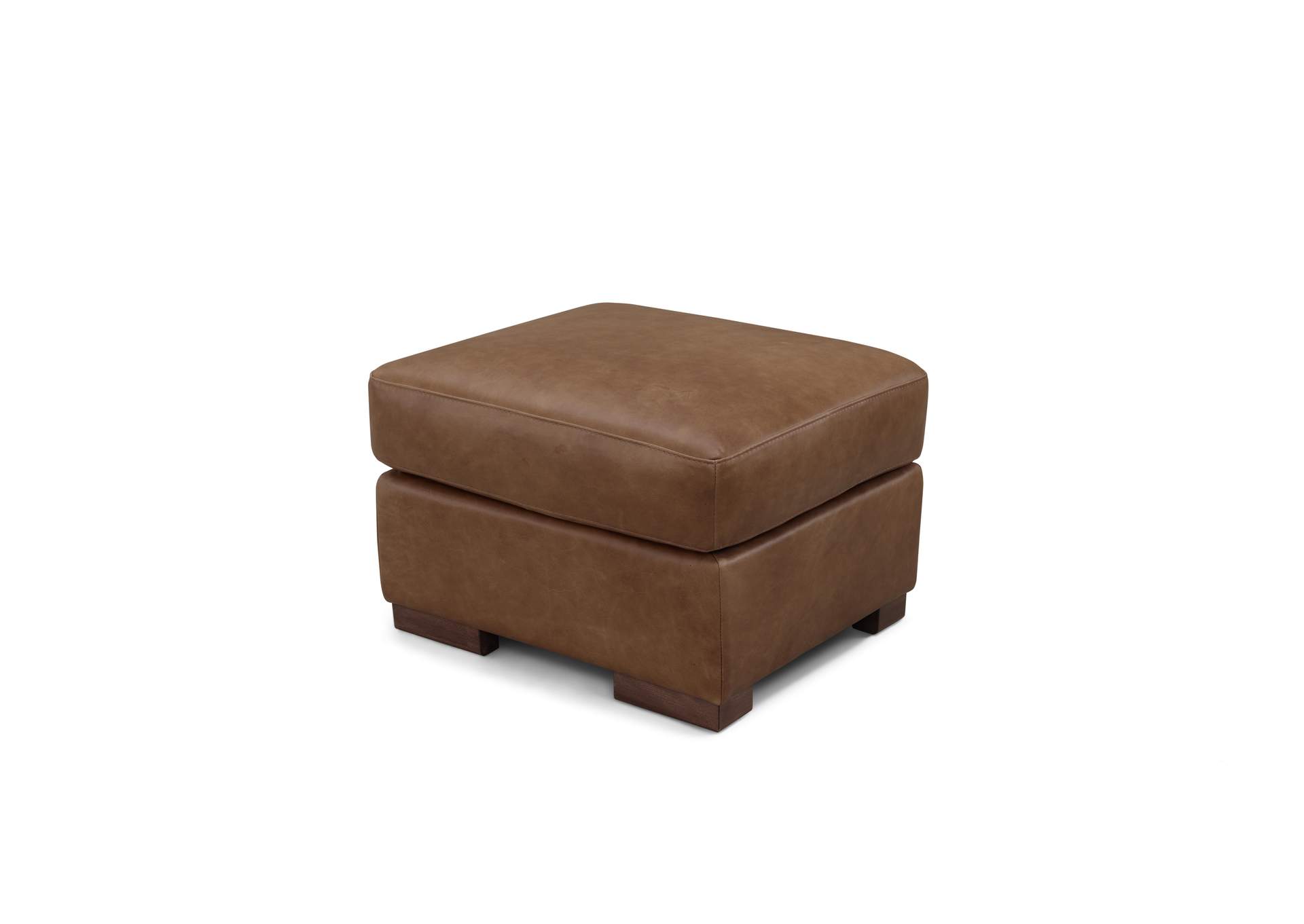 Savino (It) 2014 Inglewood Ottoman B5800A Vintage Brown Derby image 1