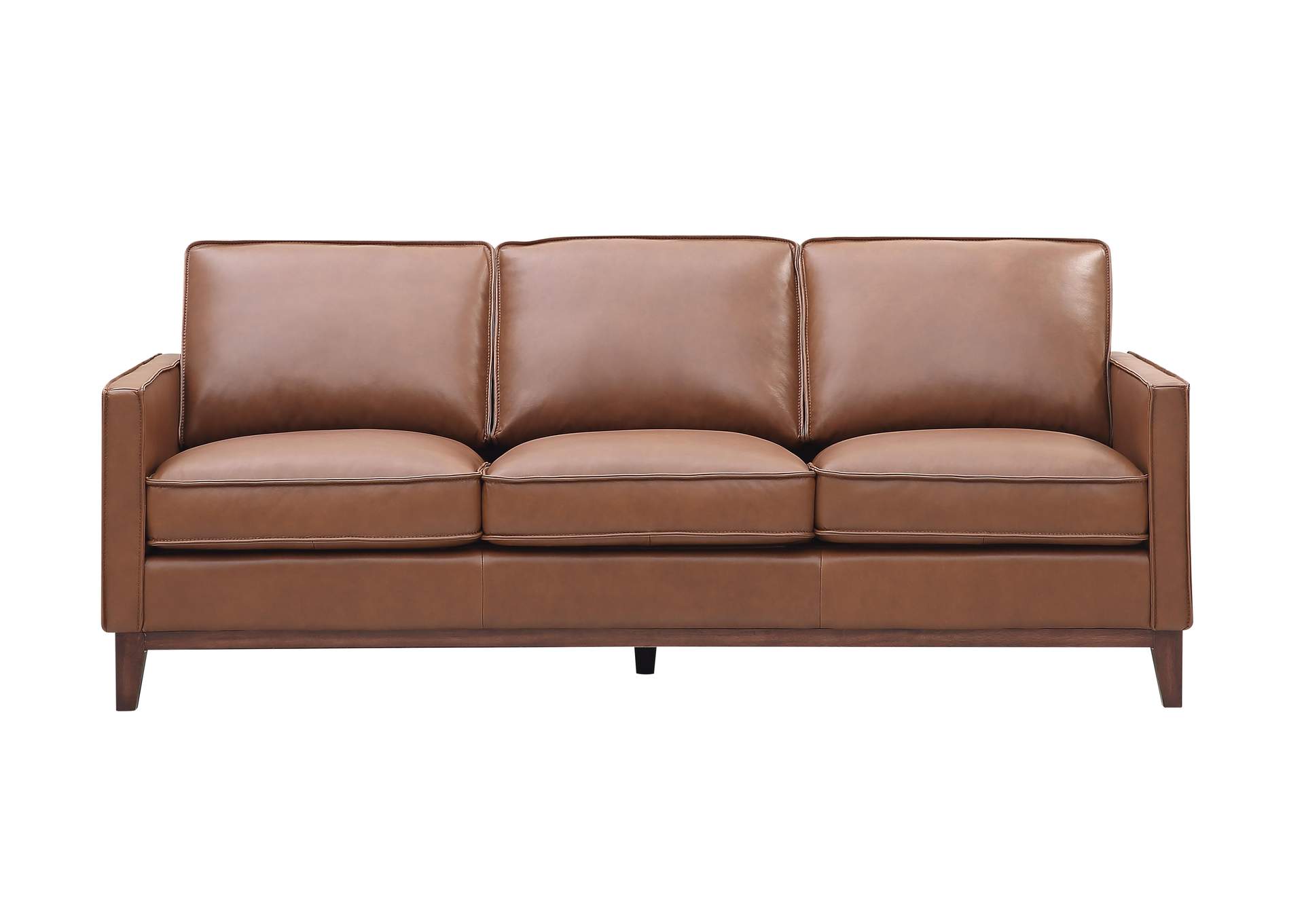 Georgetowne (My) 6803 Weston Sofa 1015S Highland Saddle Leather - image 1