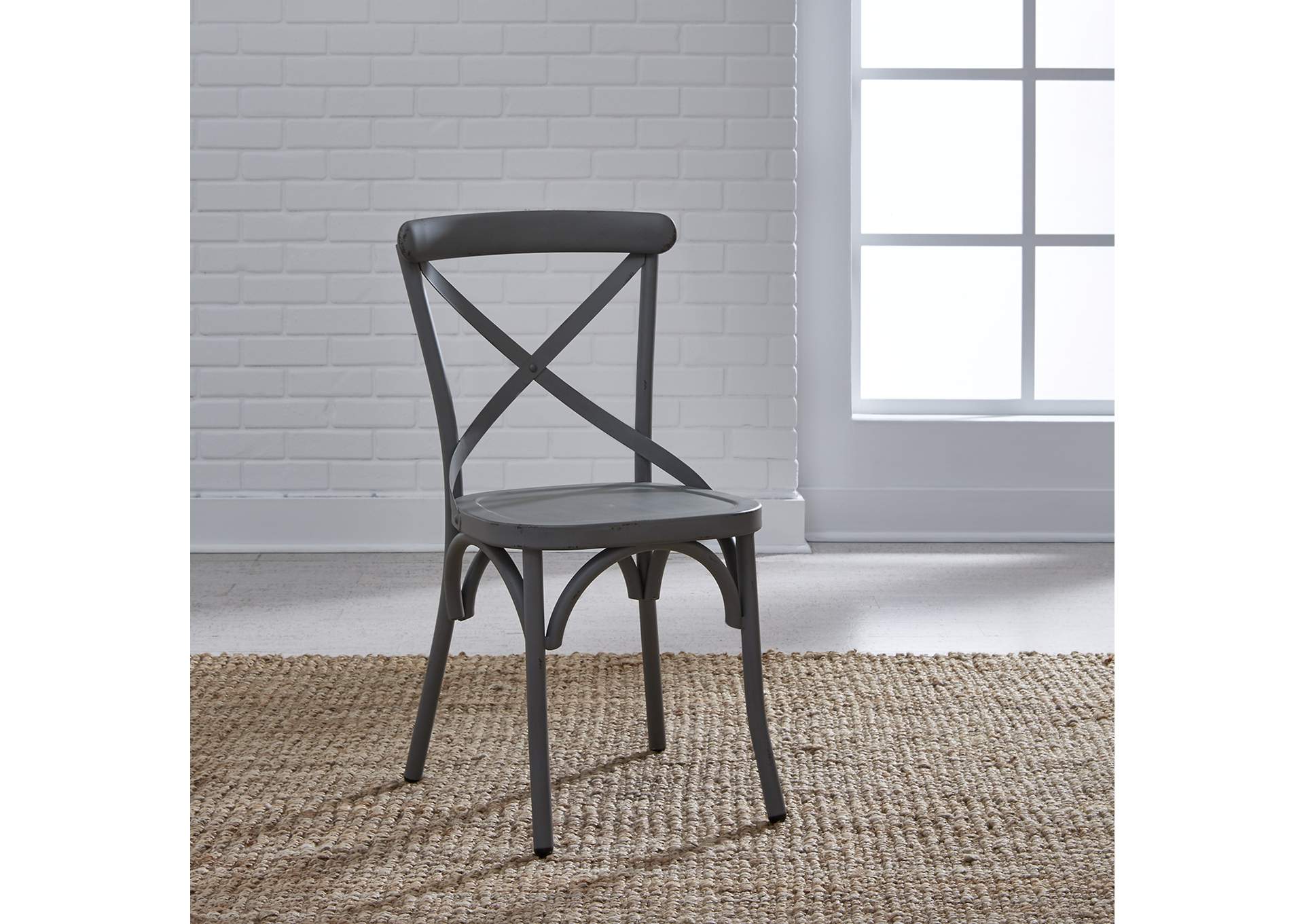 Vintage Series X Back Side Chair - Grey image 1