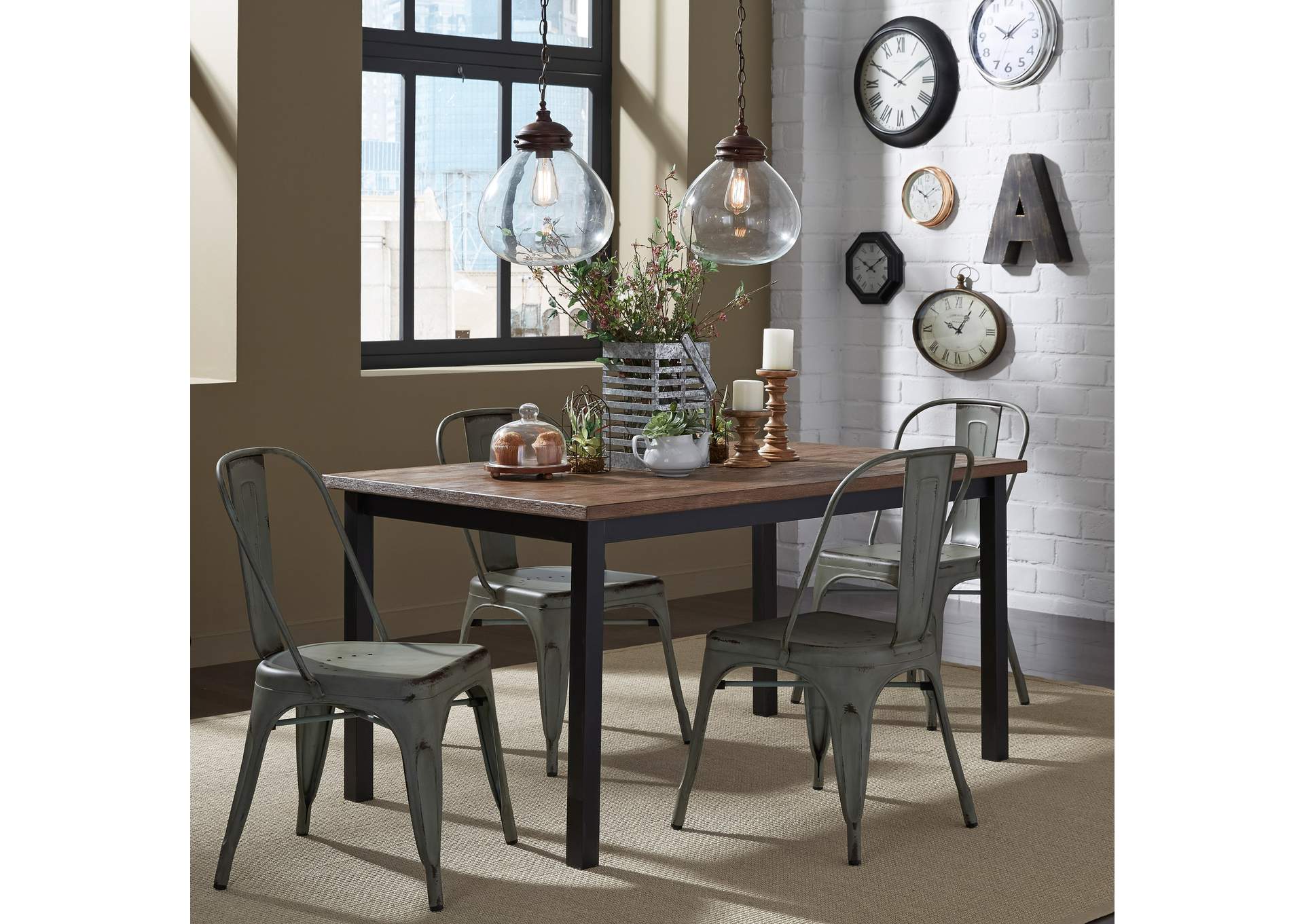 Bow Back Side Chair - Green image 4