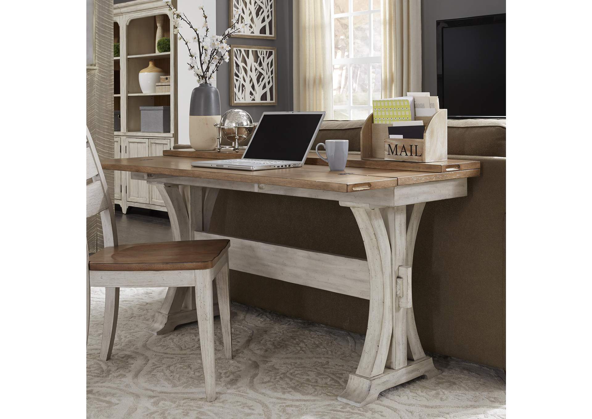 Farmhouse Reimagined Flip Lid Sofa Table