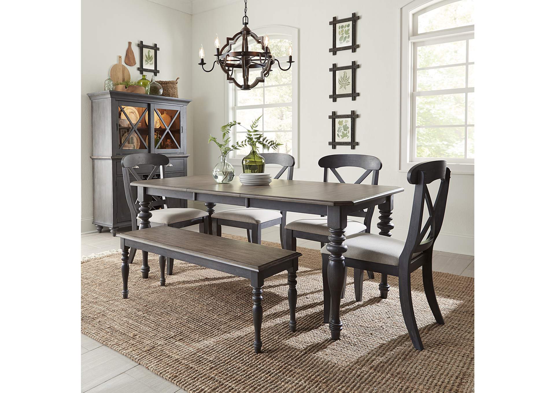 Ocean Isle 6 Piece Rectangular Table Set
