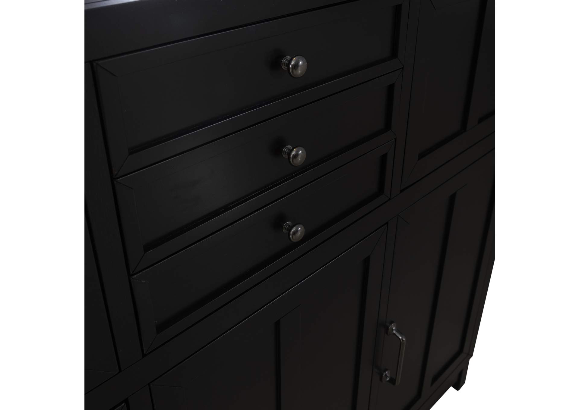 Capeside Cottage Buffet - Black