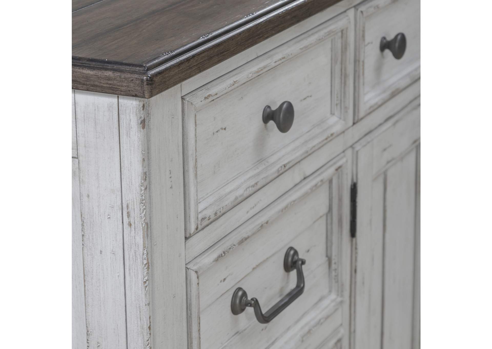River Place 2 Door 9 Drawer Dresser