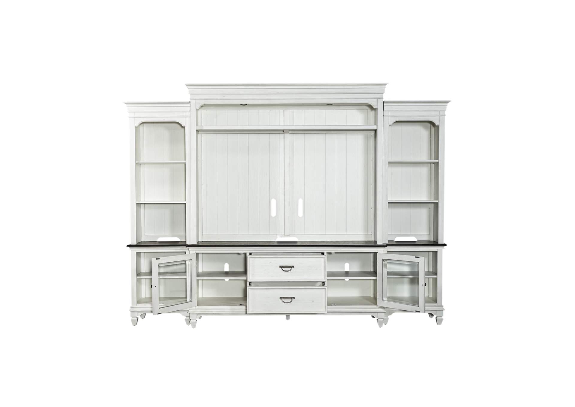Allyson Park Entertainment Center with Piers