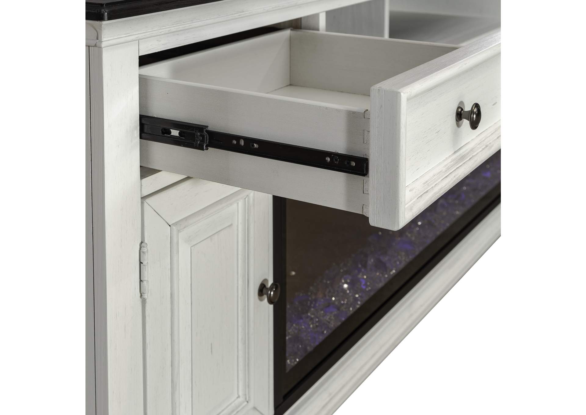 Fireplace TV Consoles 417 80 Inch Console with Fire