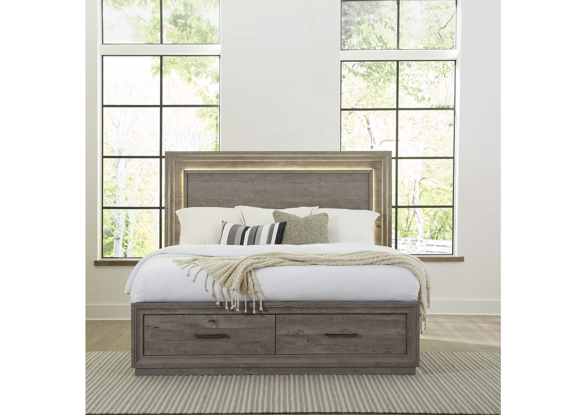 Horizons King Storage Bed