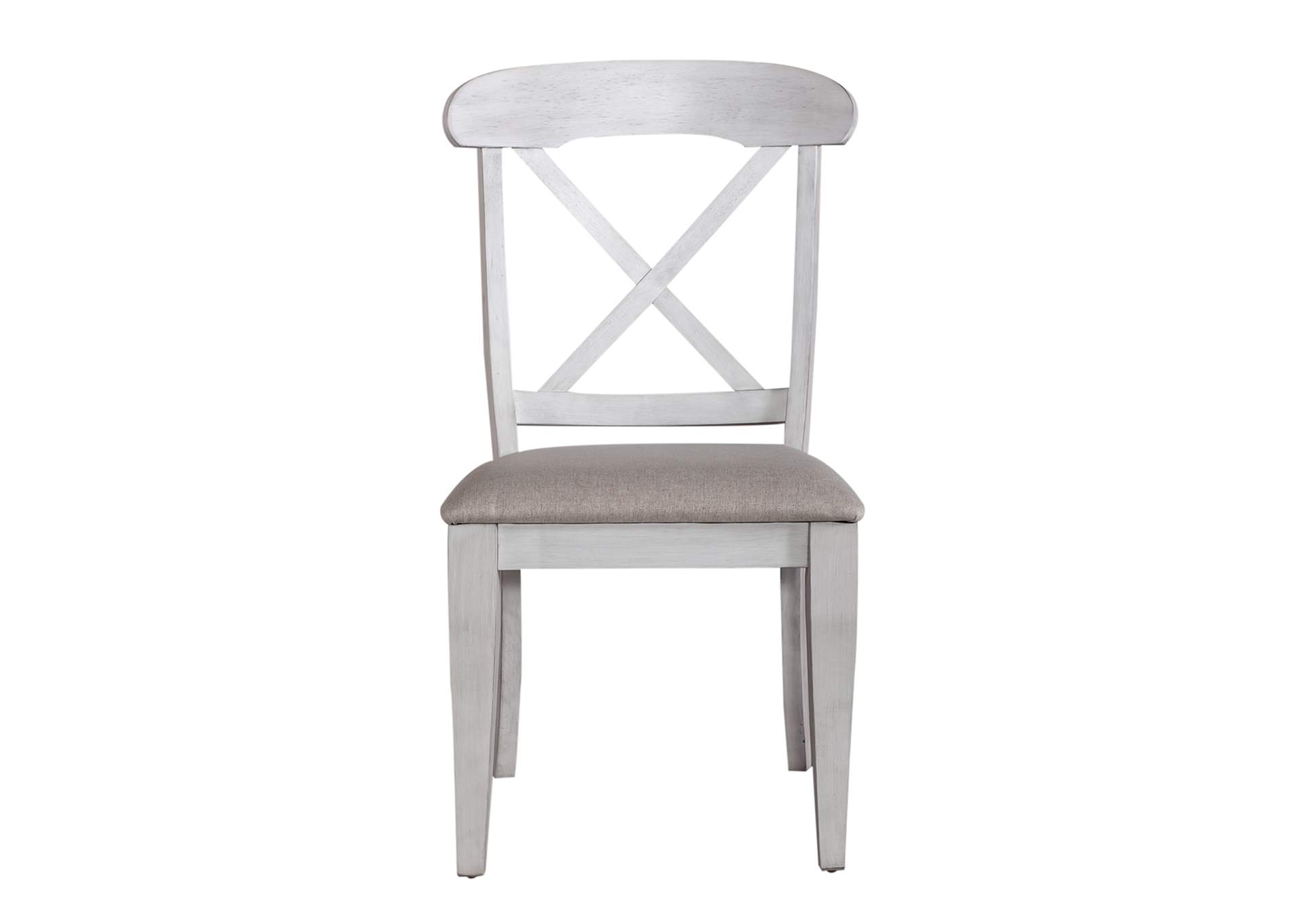 Ocean Isle Upholstered X Back Side Chair (RTA)