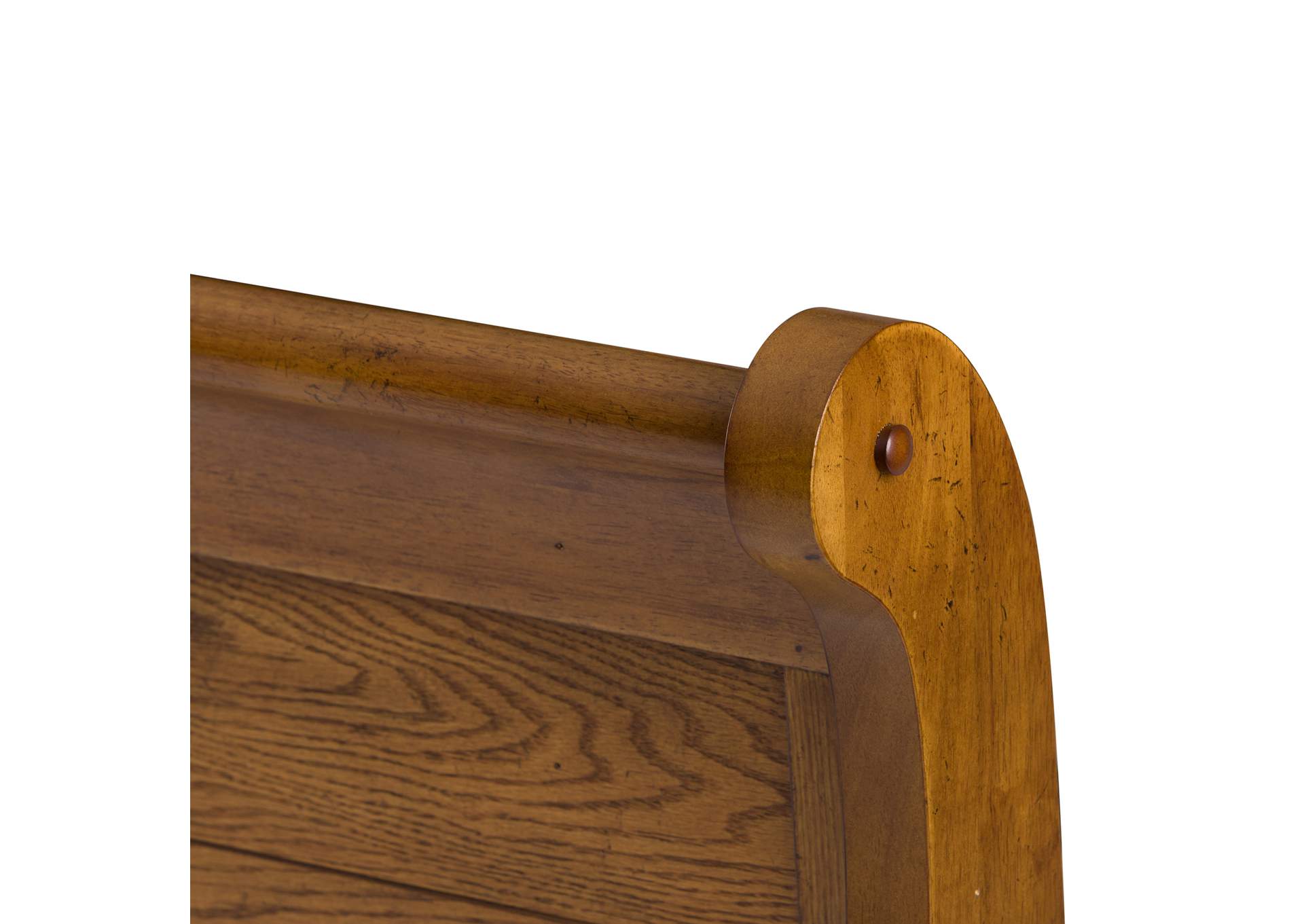 Grandpas Cabin California King Sleigh Bed