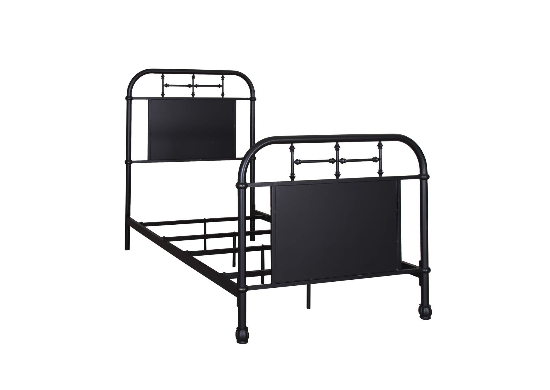 Vintage Series Twin Metal Bed - Black