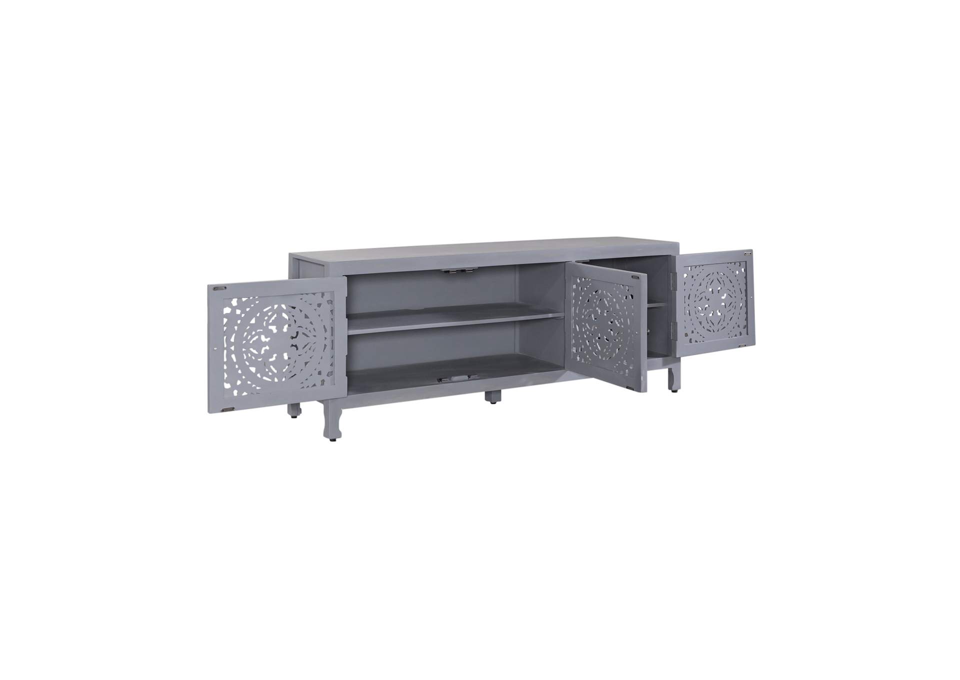 Marisol 65 Inch 3 Door Accent TV Stand