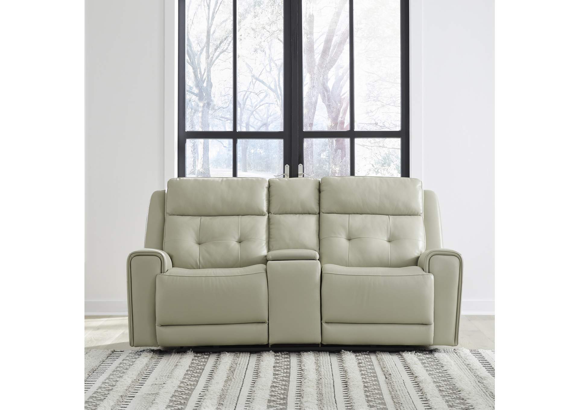 Carrington Loveseat w/Console P3 & ZG - Baja Stone image 1