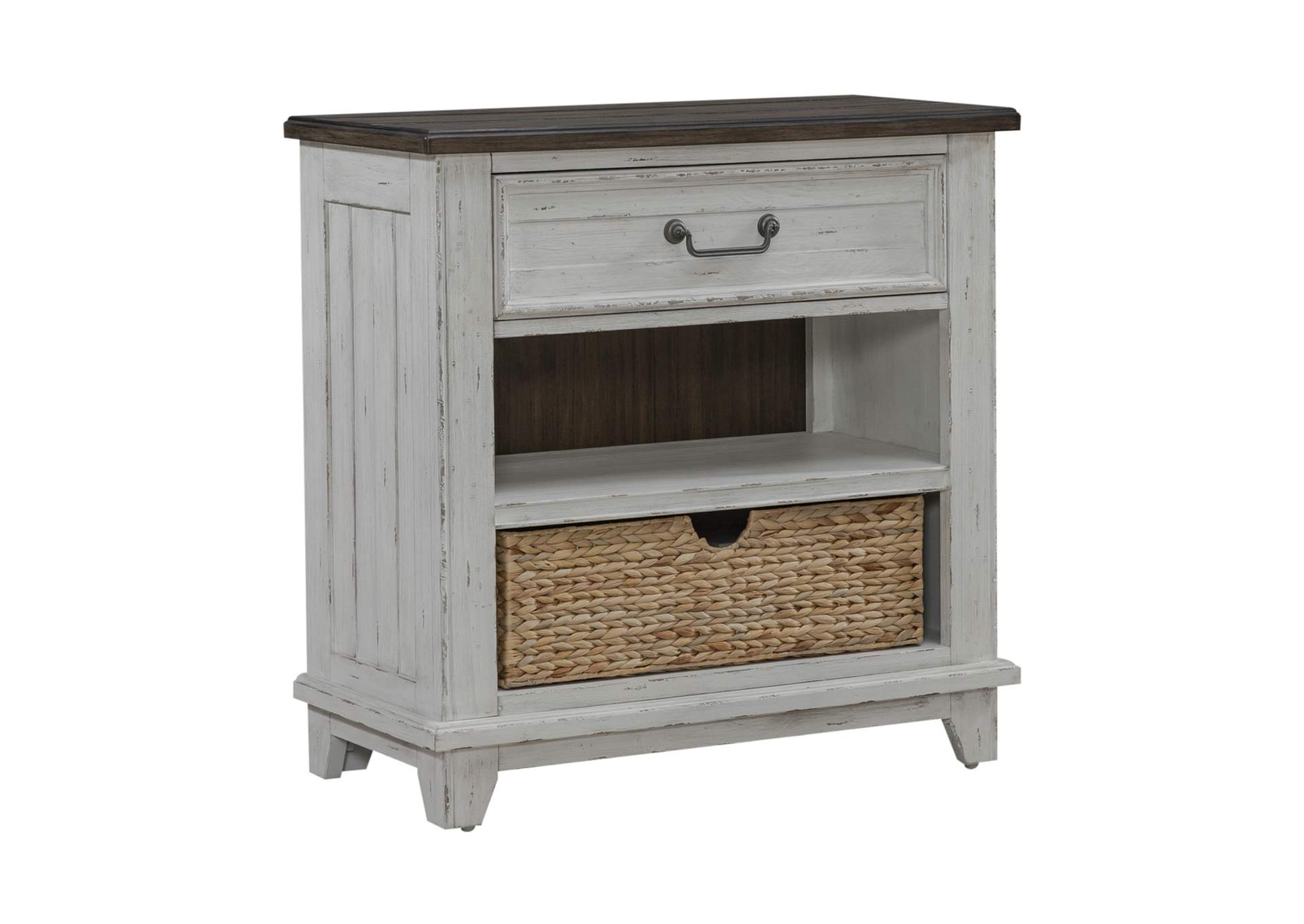 River Place Bedside Chest with Charging Station
