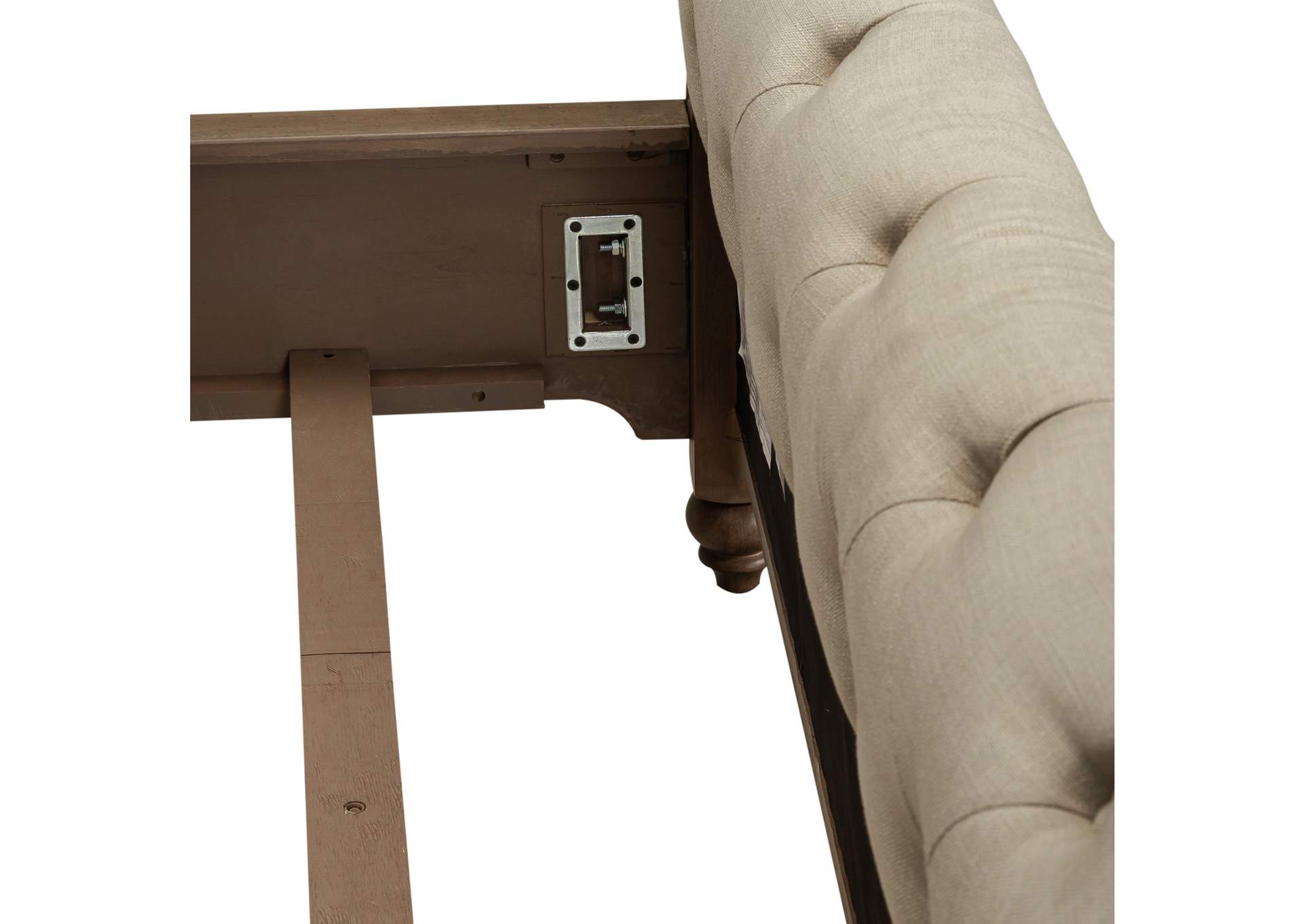 Americana Farmhouse King Sleigh Bed