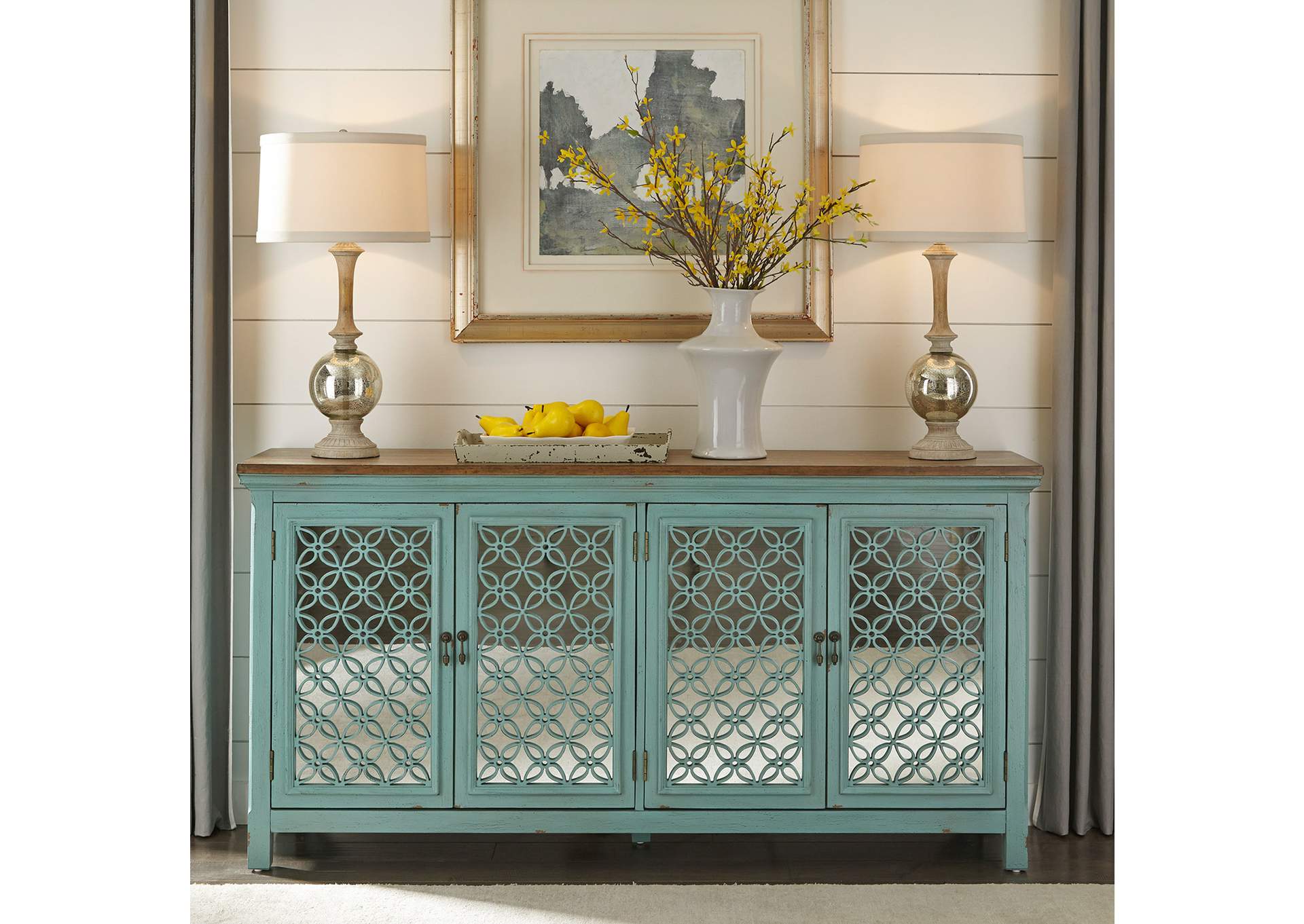 Kensington 4 Door Accent Cabinet