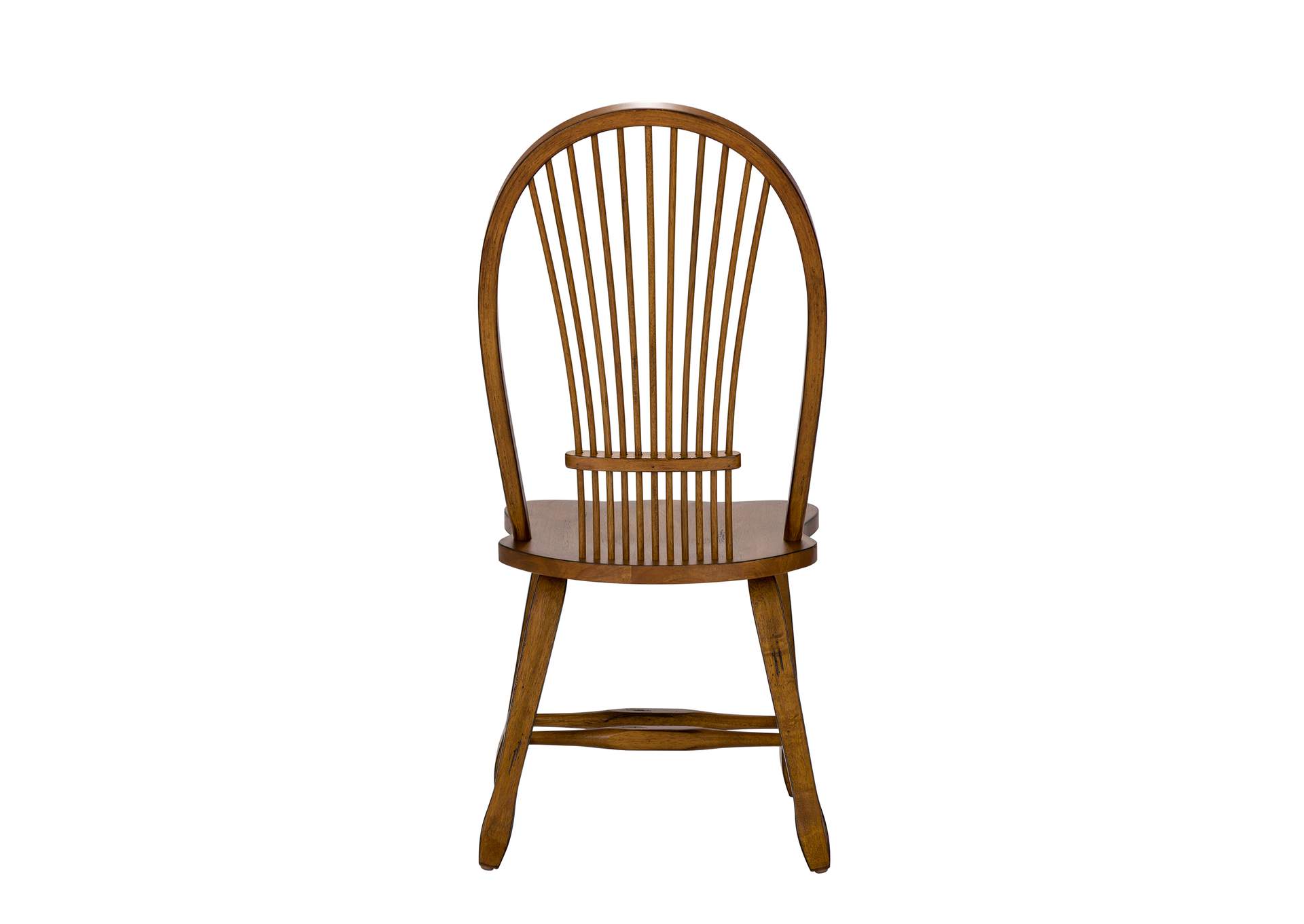 Treasures Sheaf Back Side Chair - Oak