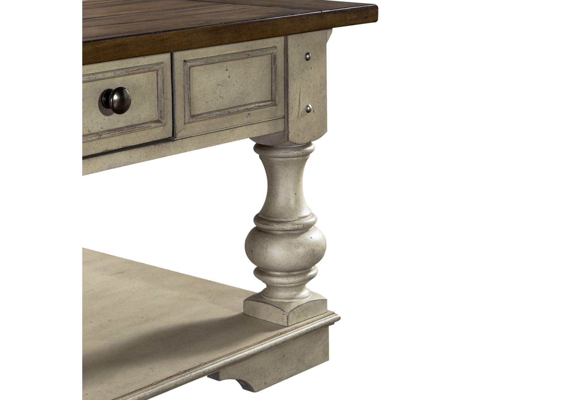 Morgan Creek Drawer Square Cocktail Table