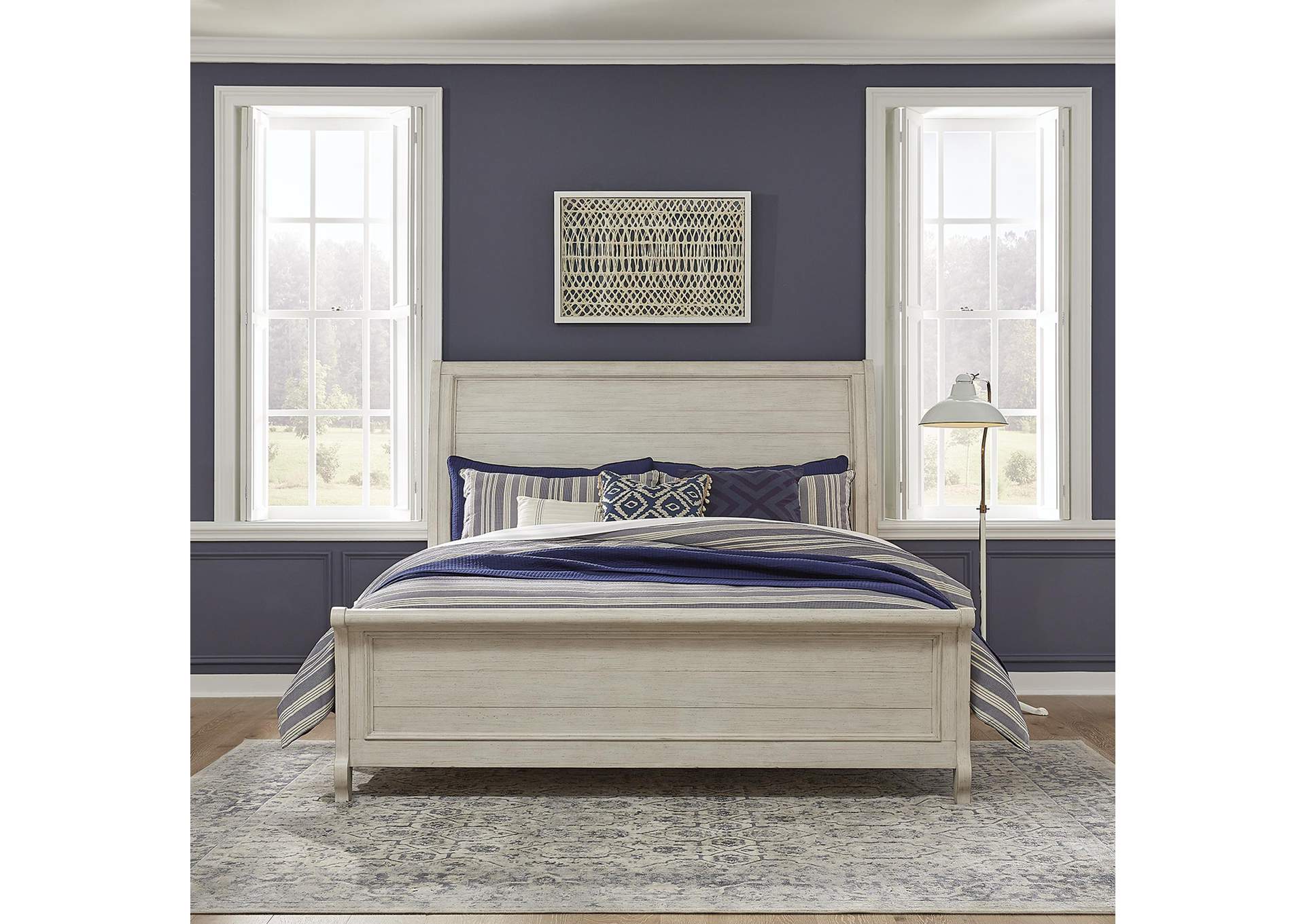 Farmhouse Reimagined King Sleigh Bed image 1