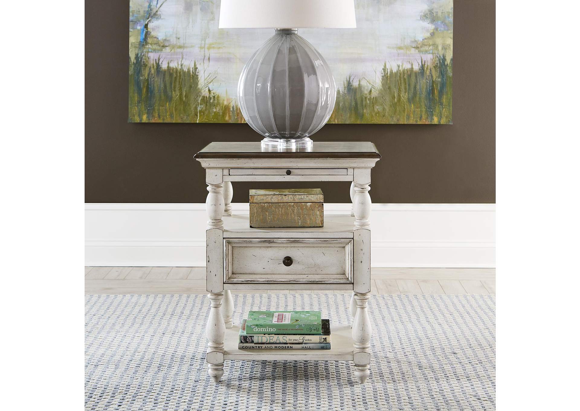 Abbey Road Drawer End Table image 1