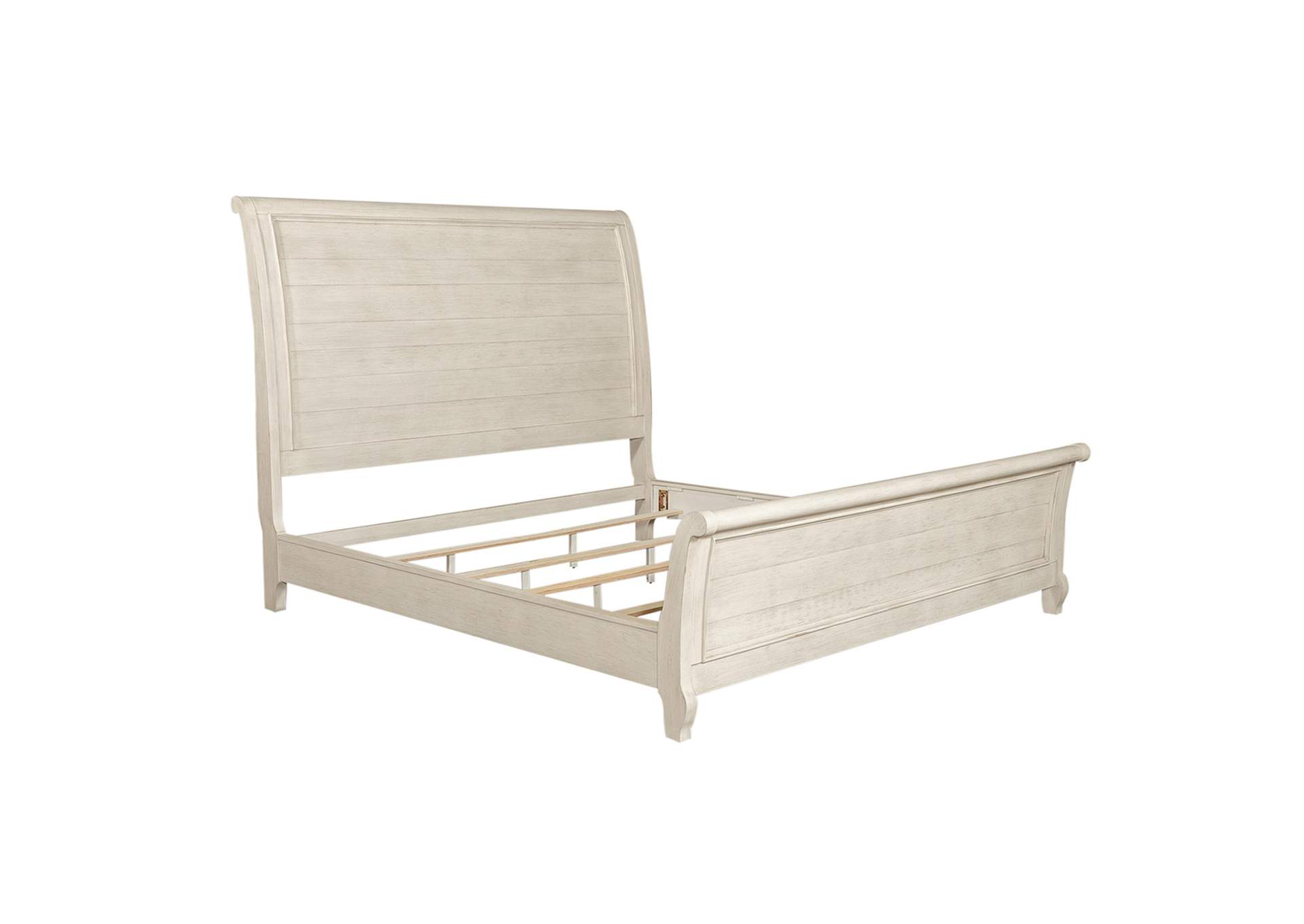 Farmhouse Reimagined King Sleigh Bed, Dresser & Mirror image 3