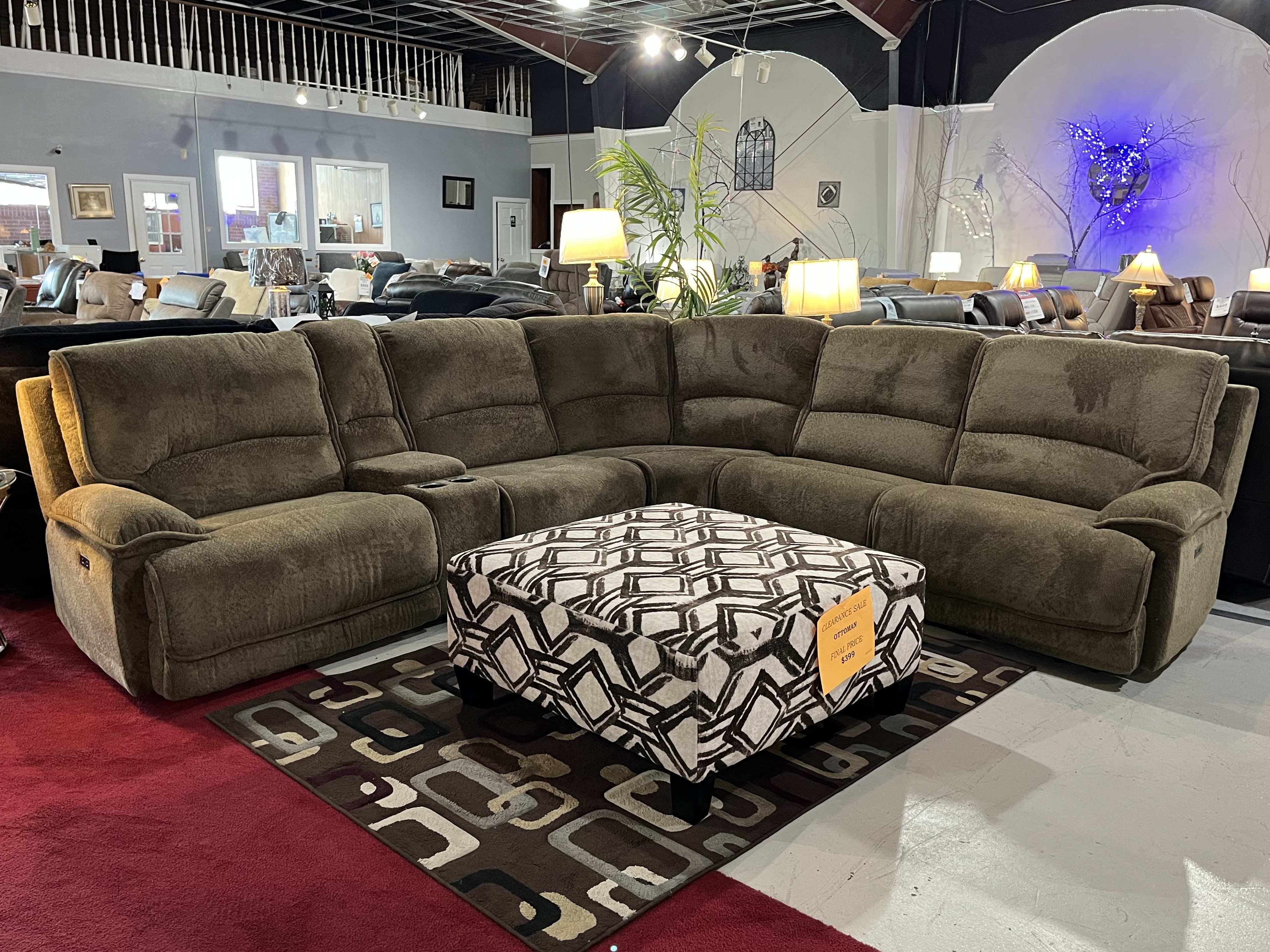 70976M Mocha Sectional image 1