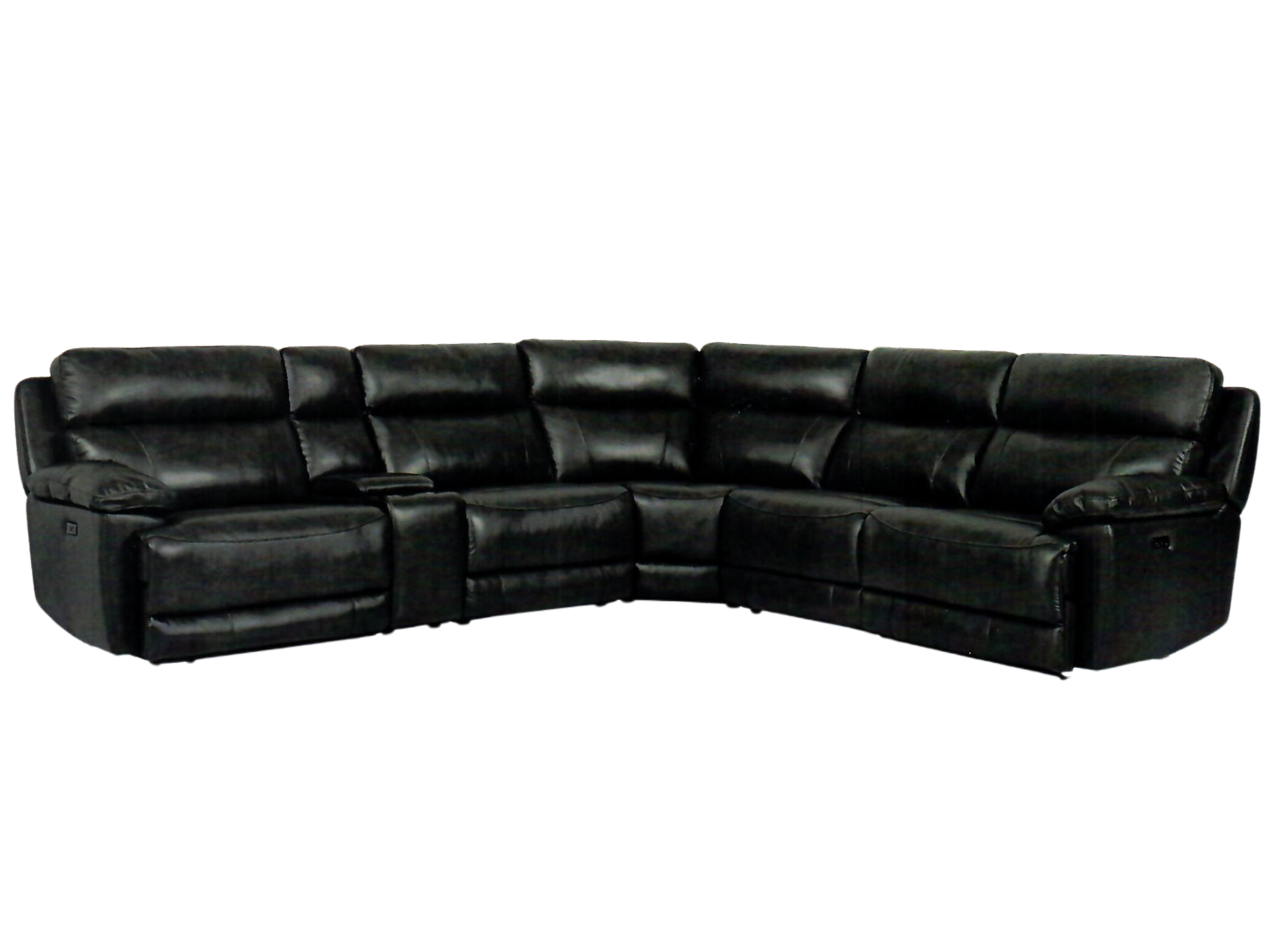 U70696M Leather Madrid Granite Sectional image 1