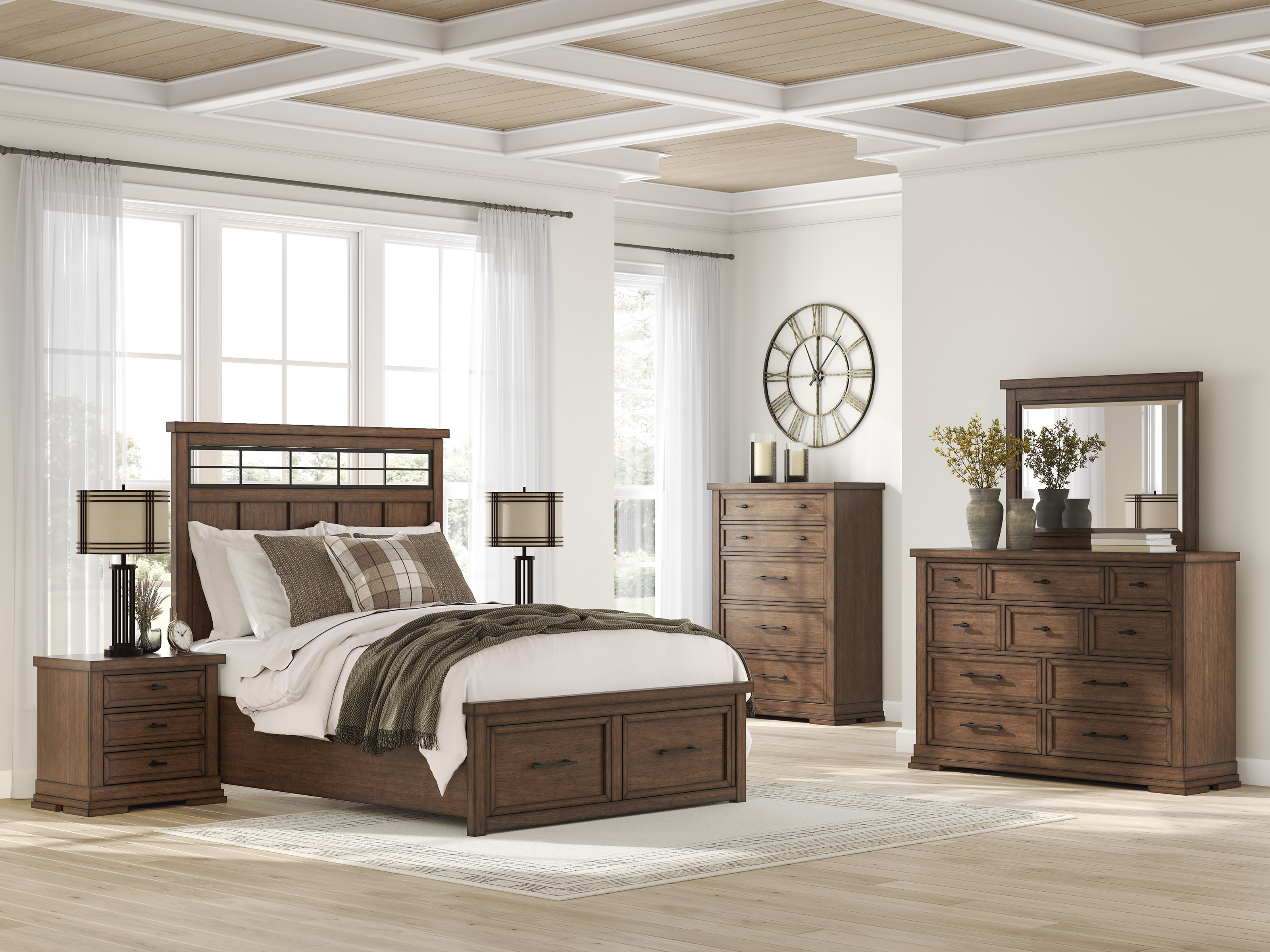 Taffenbrook Queen 7PC Bedroom Set image 1