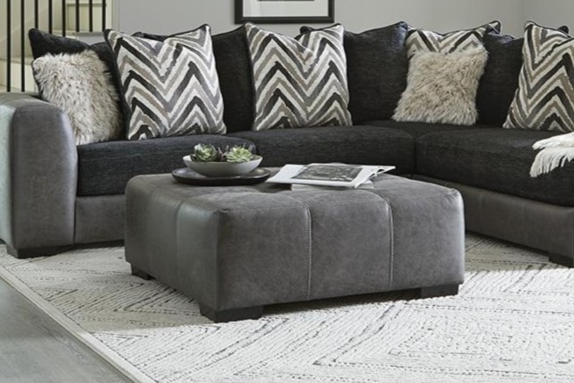 Zaftig Ebony Cocktail Ottoman image 1