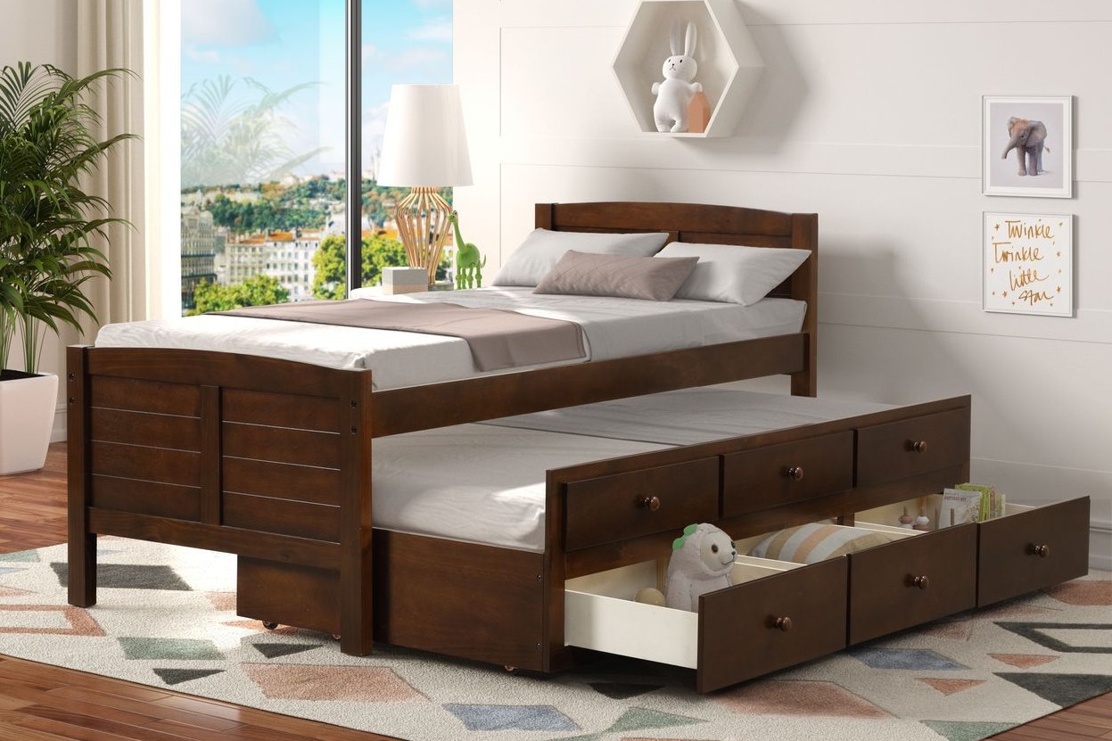 CB923E Twin Trundle Bed image 1