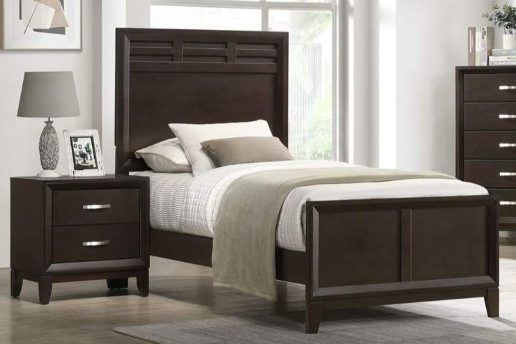 Beaumont Twin Bed & Nightstand image 1