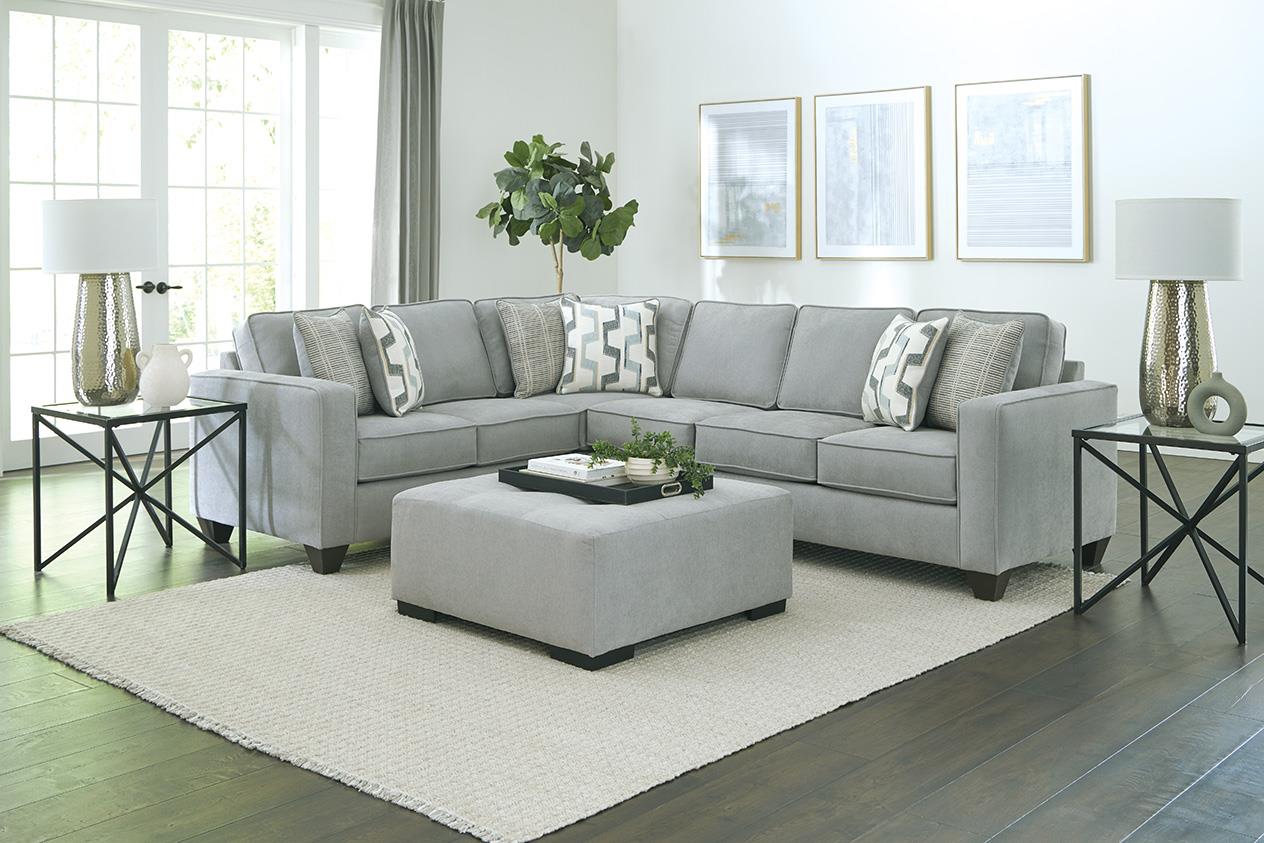 2251 Mosby Pewter Sectional  image 1