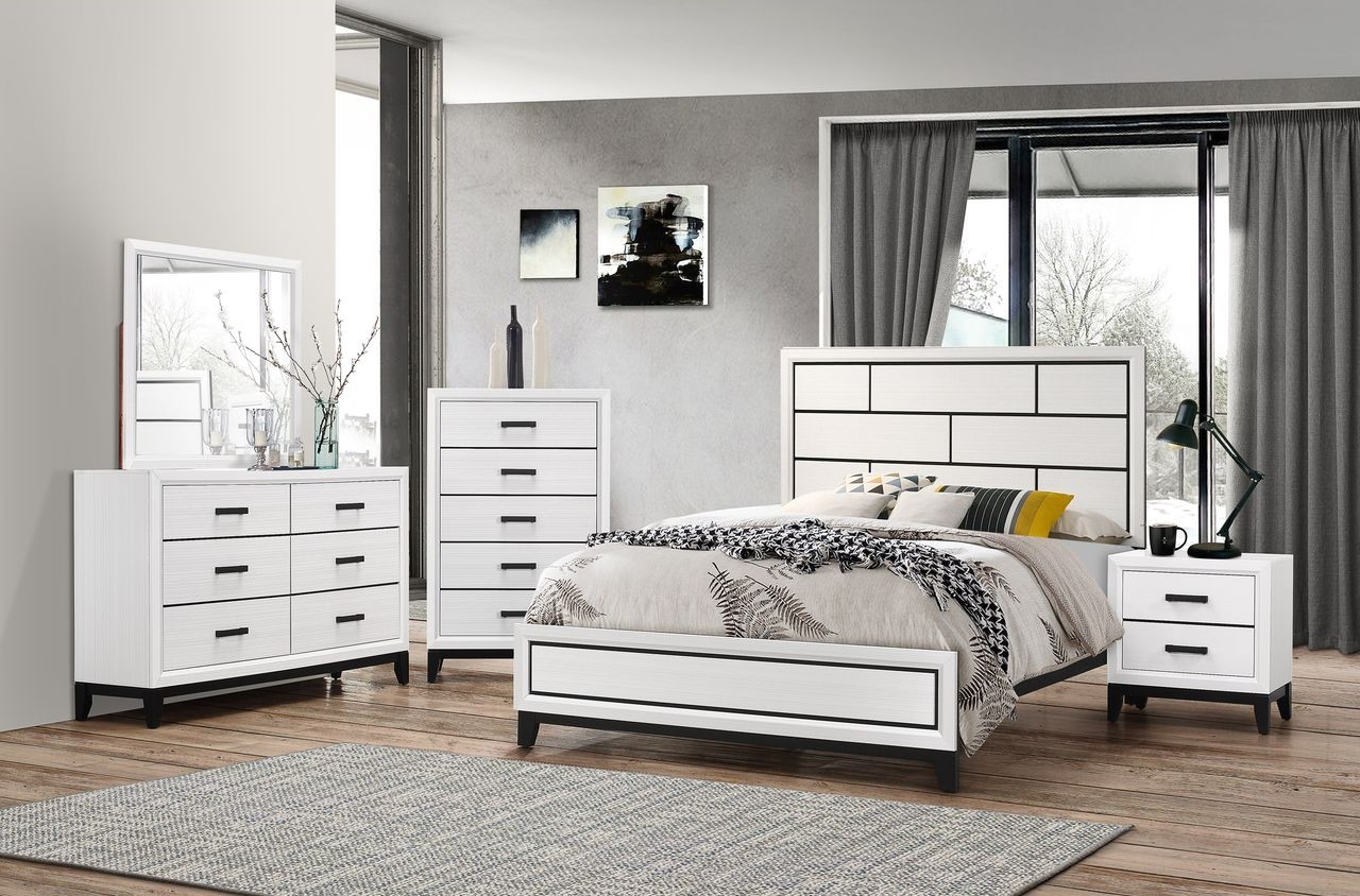 C8170A White Full 7PC Bedroom Set image 1