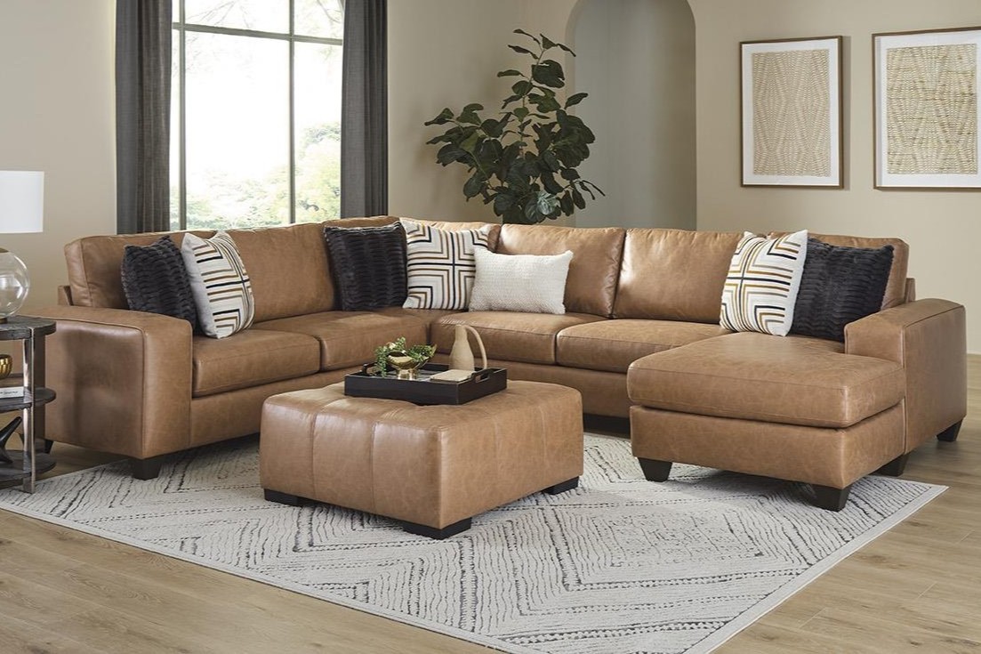 0496 Puccini Saddle Sectional  image 1