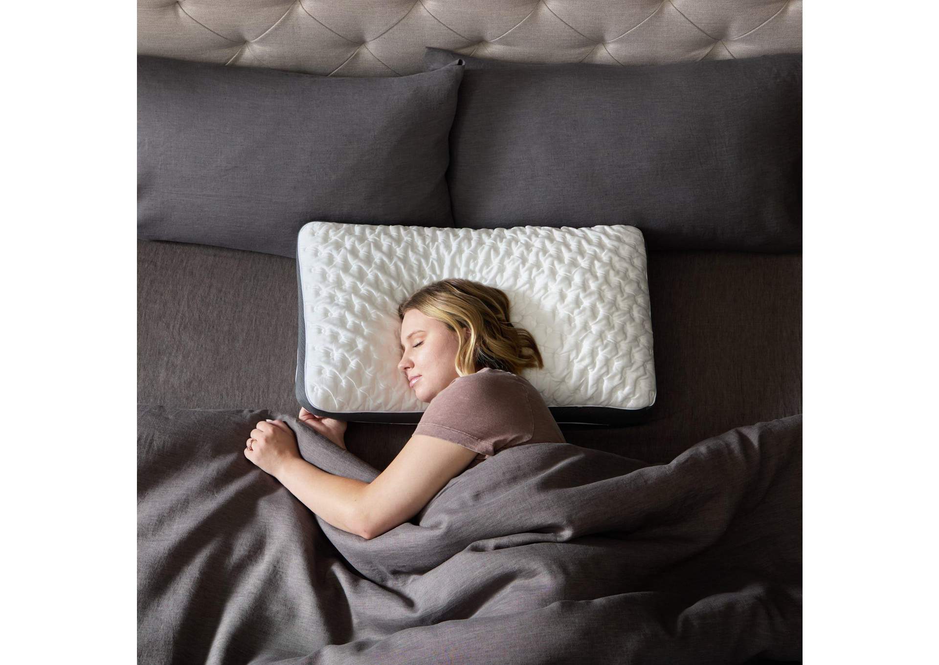 Quilted Convolution™ Pillow - King, High Loft image 7