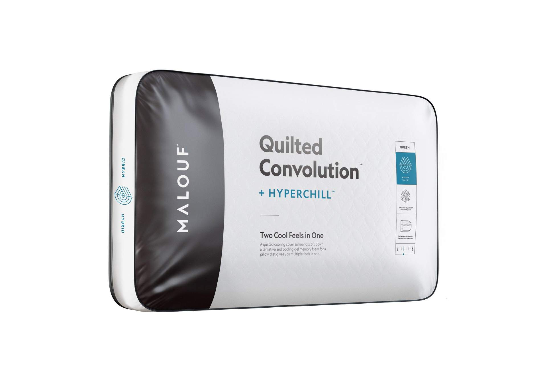 Quilted Convolution™ Pillow - King, High Loft image 3