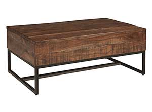 Hirvanton Coffee Table with Lift Top