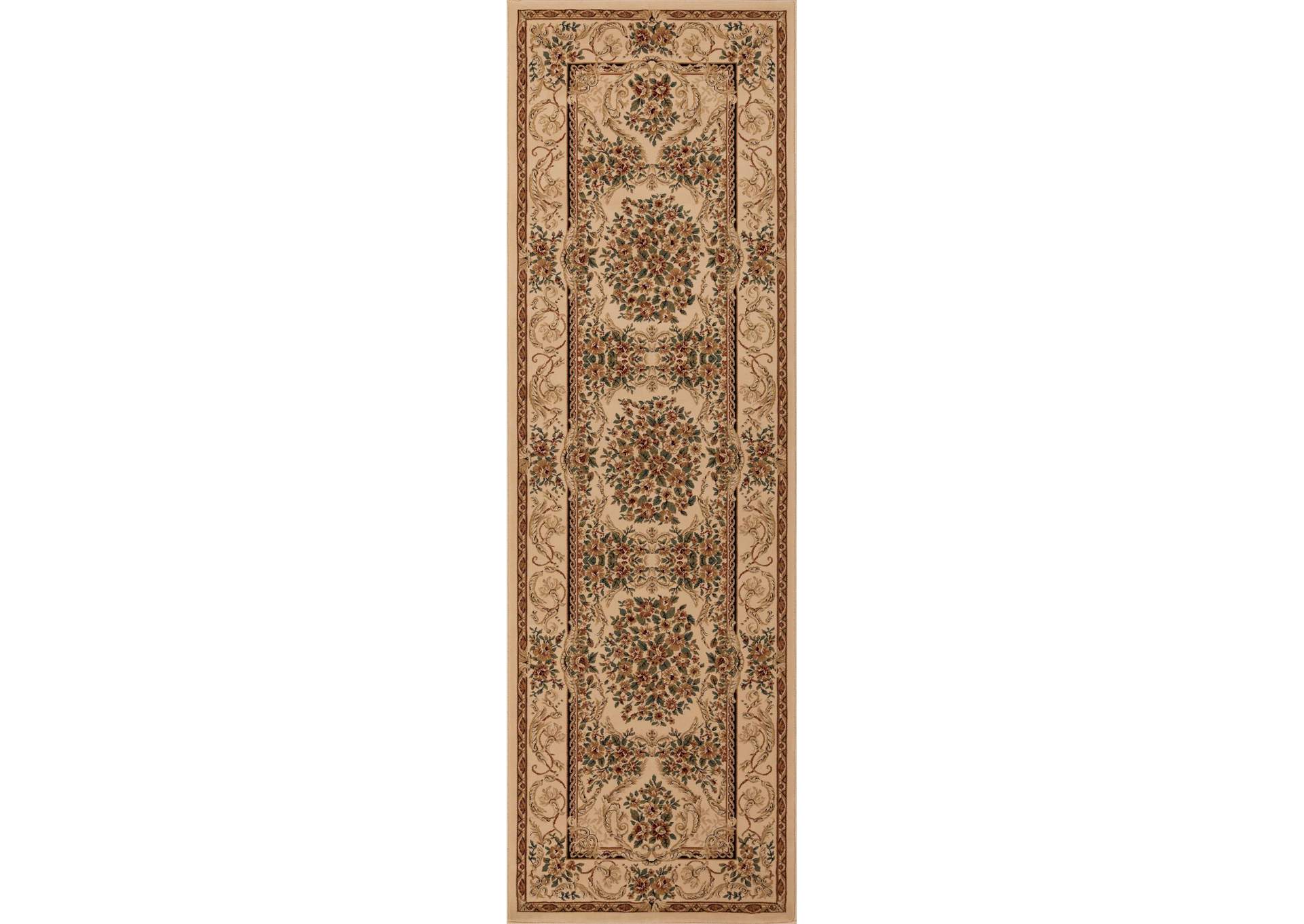 Aubusson Collection Ab01 2'6 X 7'10" Rug image 1