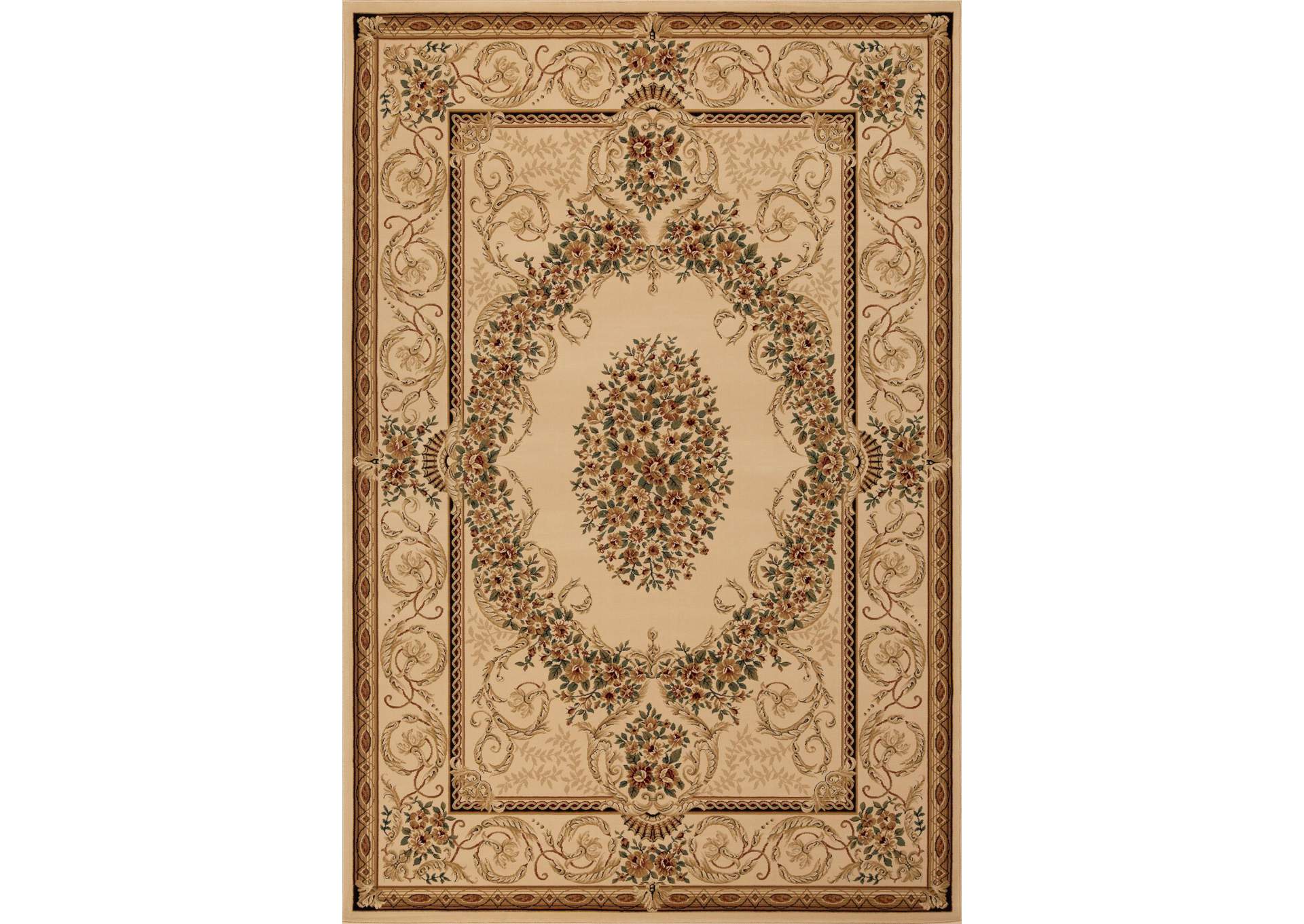 Aubusson Collection Ab01 9'6" X 13'1" Rug image 1