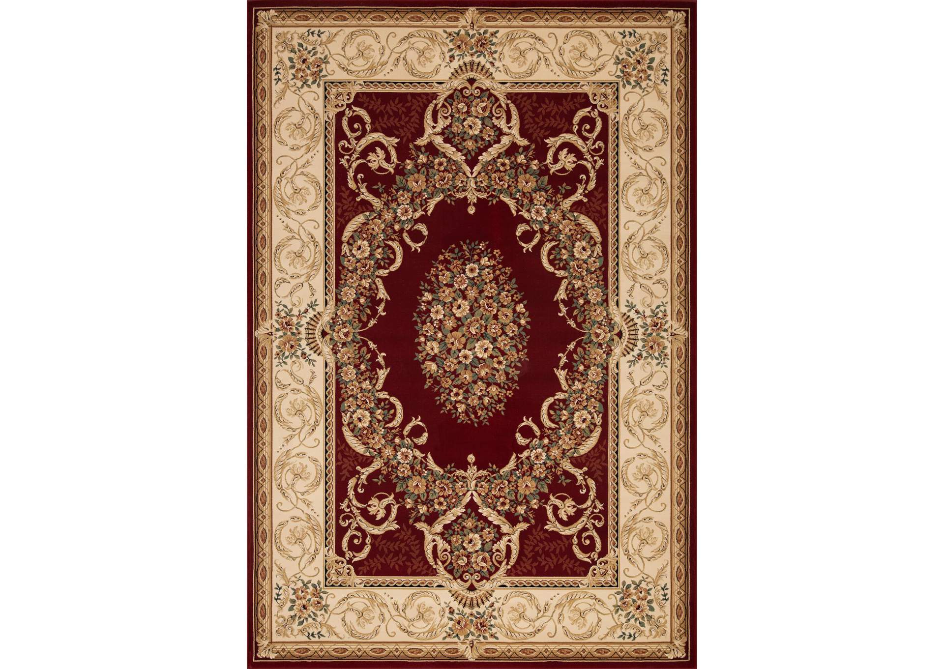 Aubusson Collection Ab02 5'3" X 7'9" Rug image 1