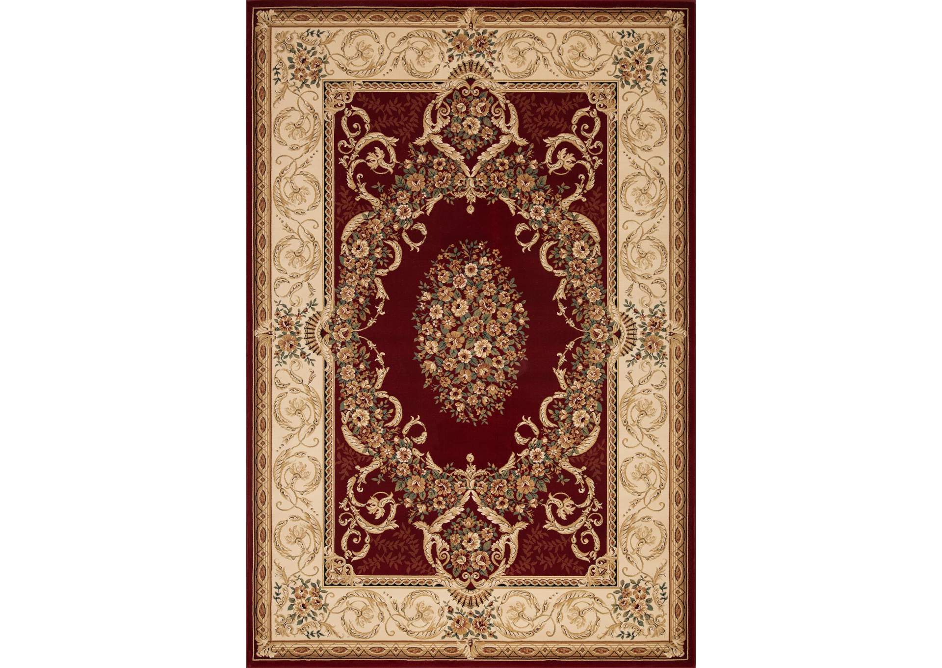 AUBUSSON COLLECTION AB02  7'10" X 10" image 1
