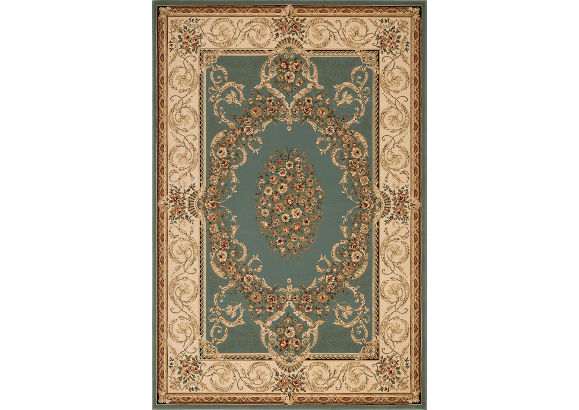 AUBUSSON COLLECTION AB03  9'6" X 13'1" image 1