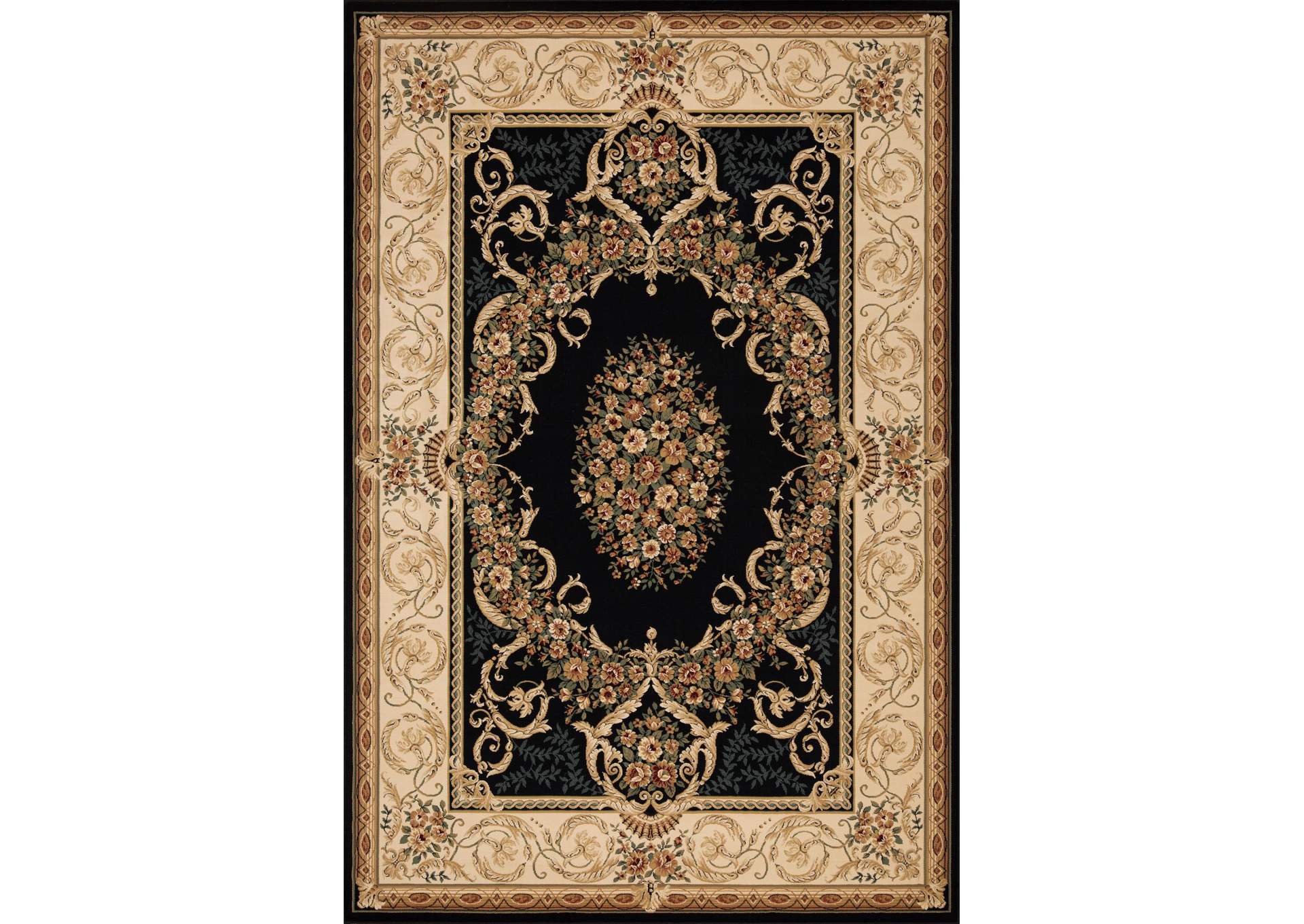 AUBUSSON COLLECTION AB04  5'3" X 7'9" image 1