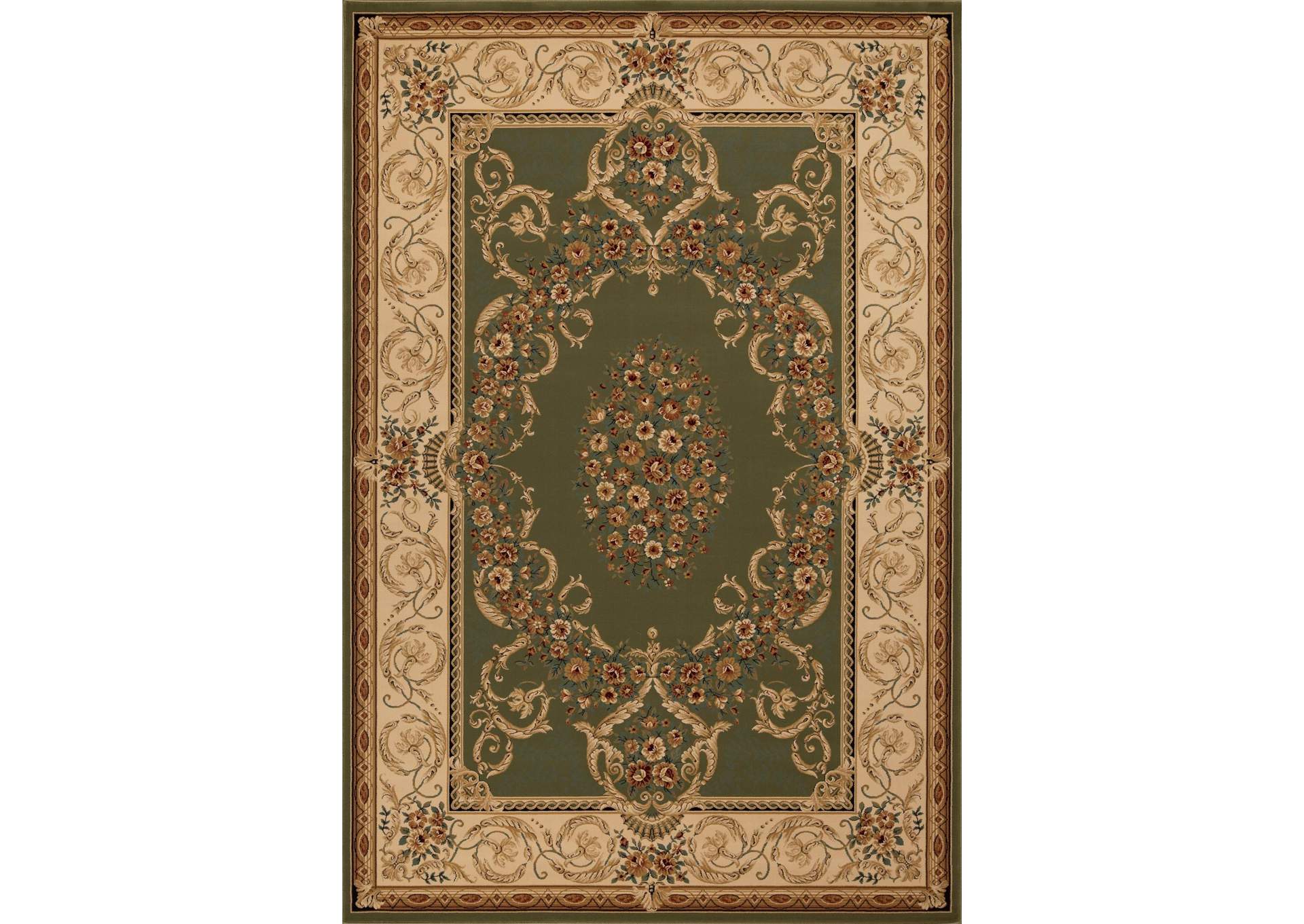AUBUSSON COLLECTION AB05  5'3" X 7'9" image 1
