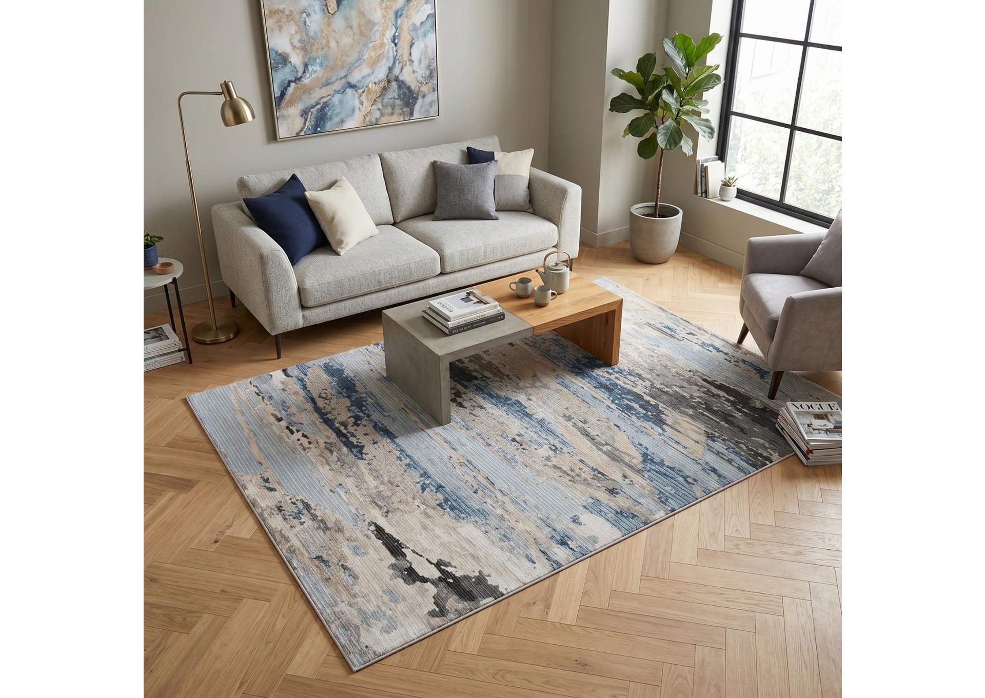 AURA LUXE COLLECTION AU04  8' X 10' image 6