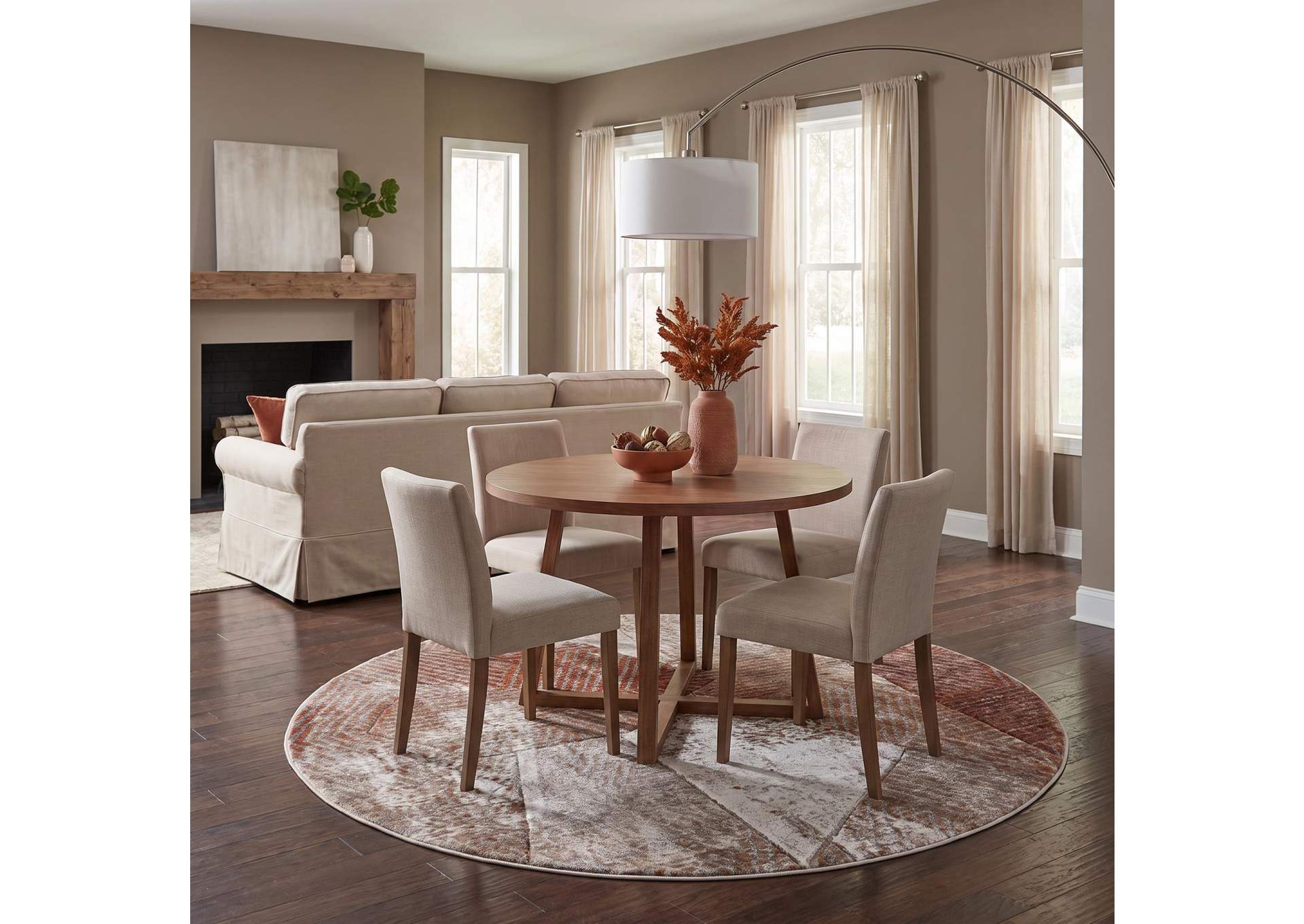 ALEXIA COLLECTION AX05  5'2" X 5'2" ROUND image 1