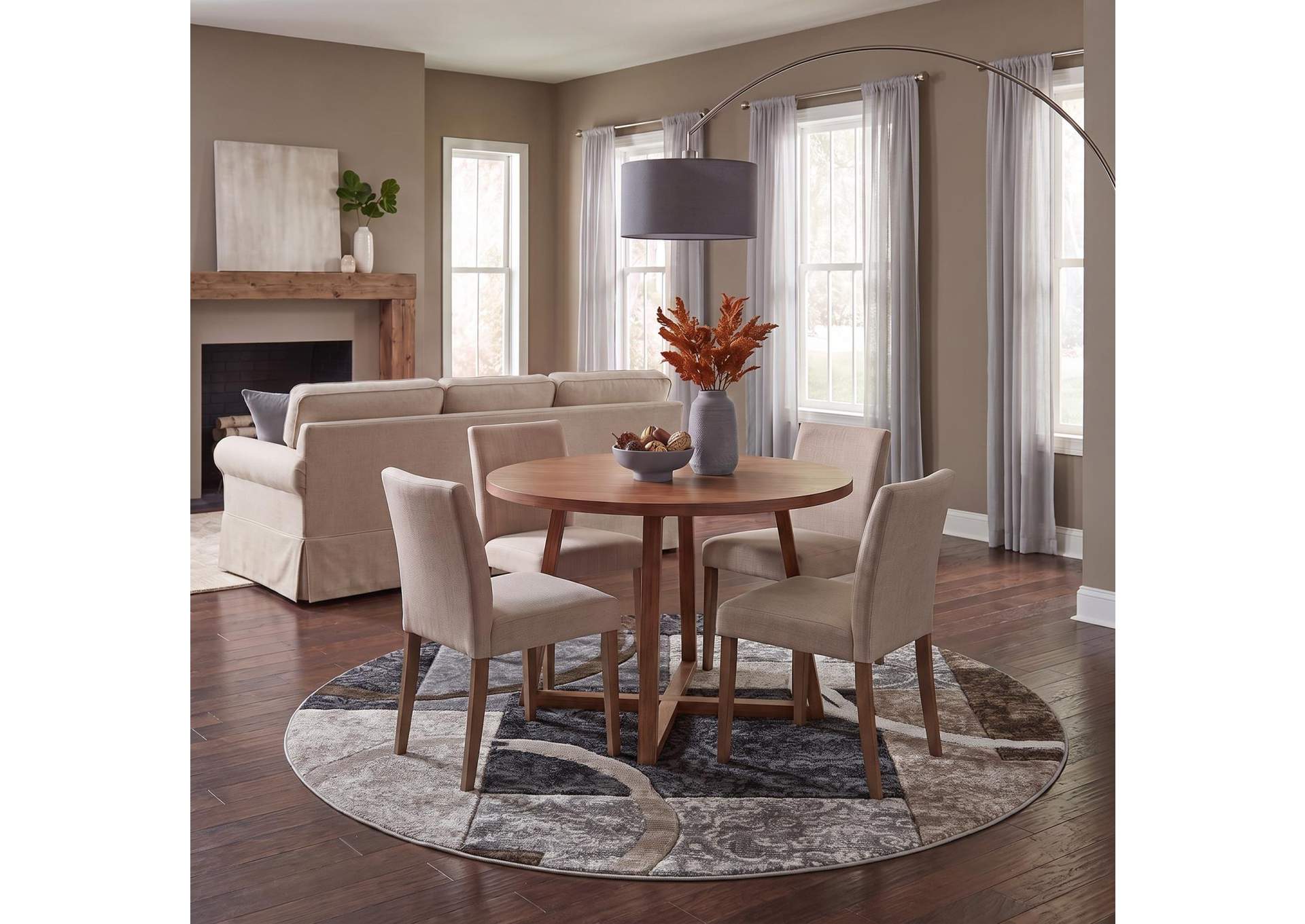 ALEXIA COLLECTION AX06  5'2" X 5'2" ROUND image 1